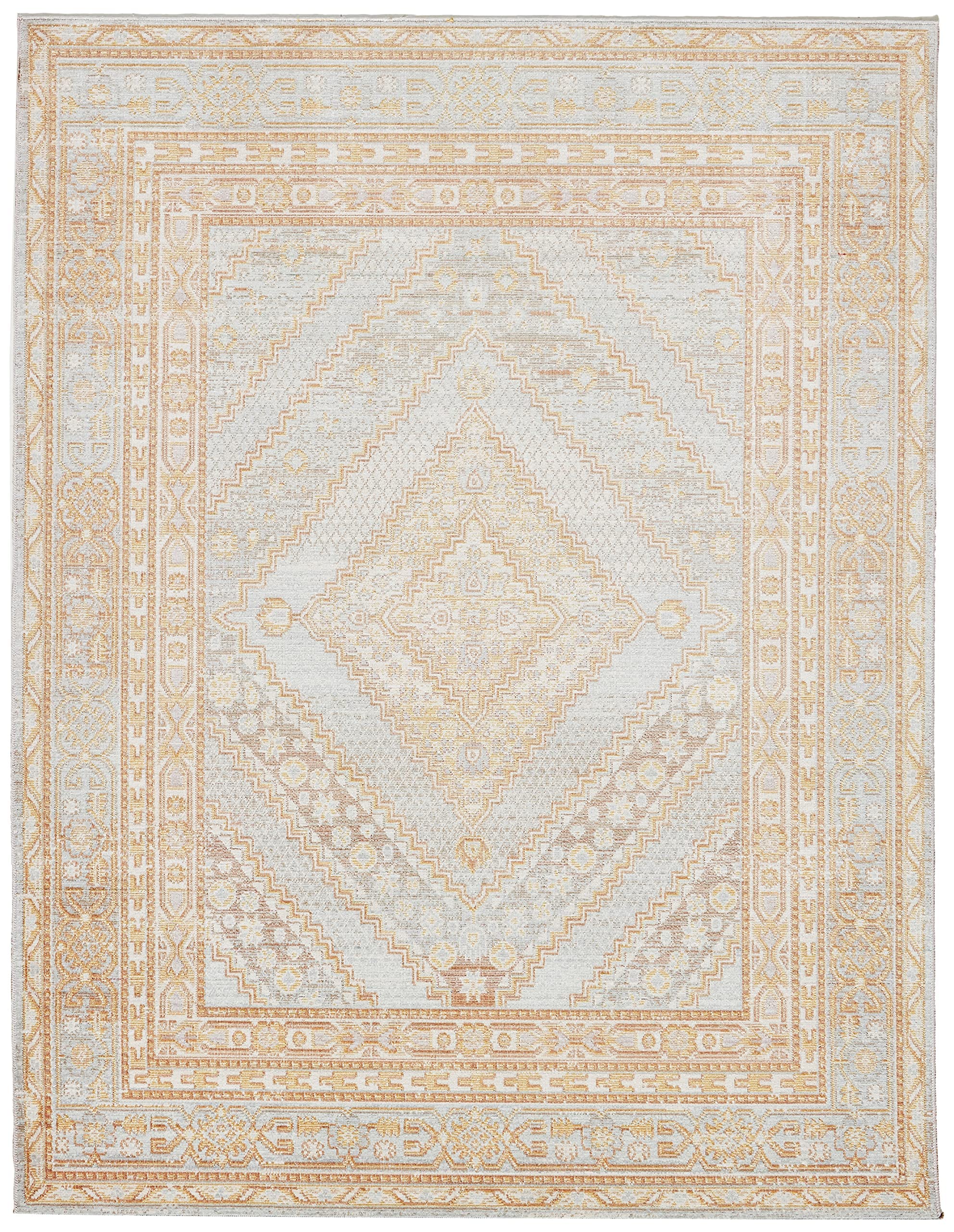 Momeni Isabella Traditional Geometric Flat Weave Area Rug, 5 ft 3 in x ...