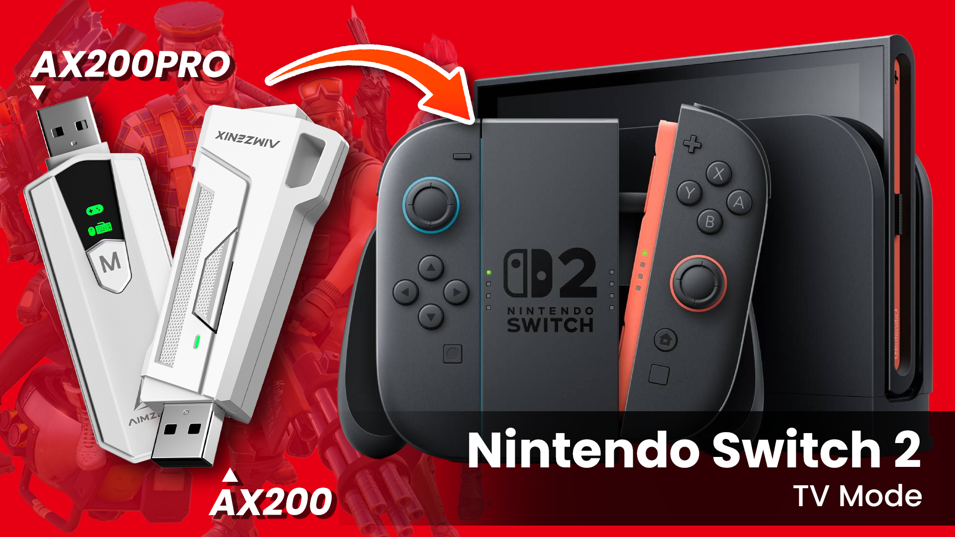 PC用ゲームコントローラー・コンバーター AX200 PRO PC Gaming K&M Adapter Amazon.com: AIMZENIX AX200PRO Keyboard Mouse Adapter, High