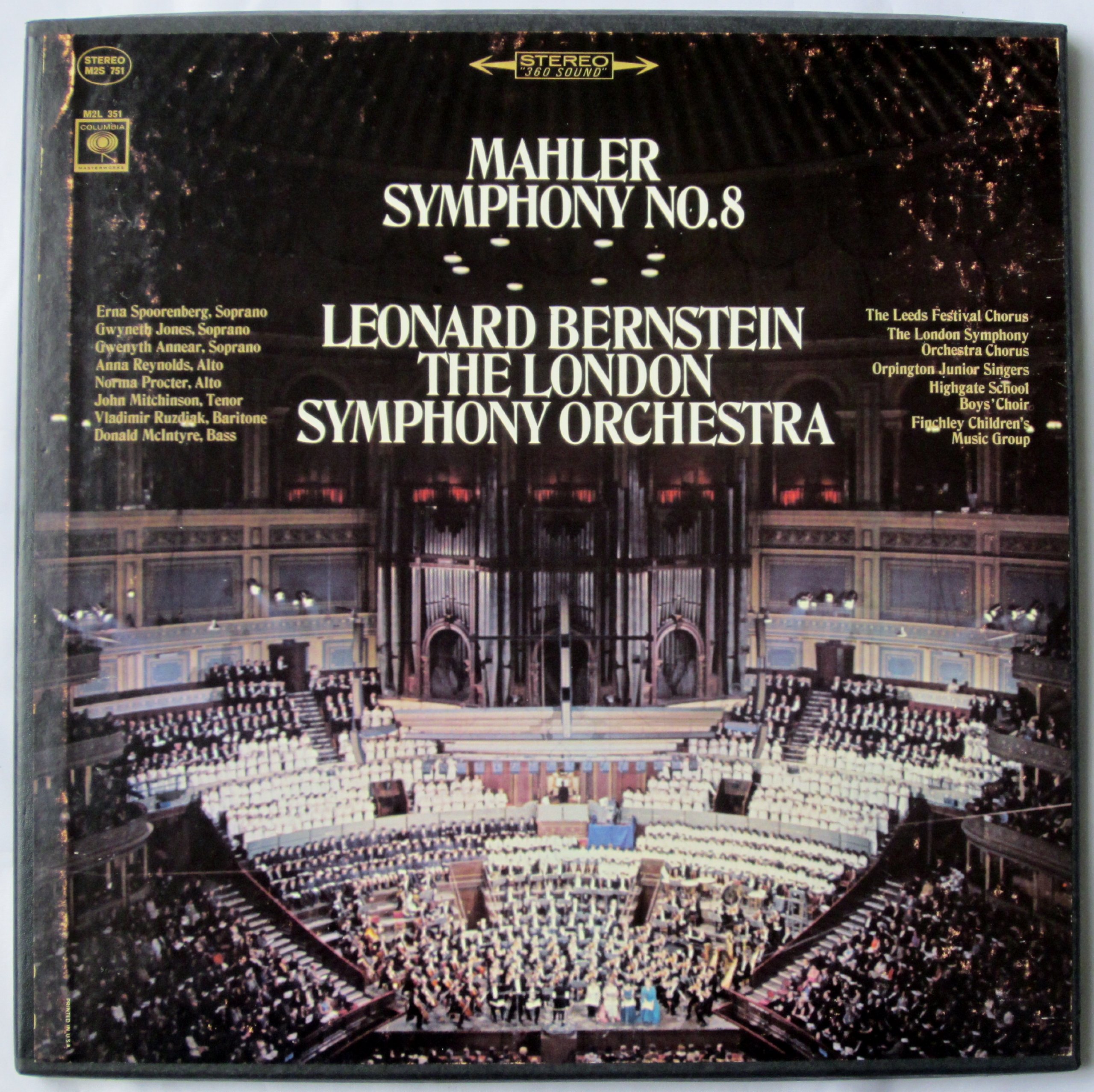 Amazon.com: Mahler Symphony No.8 / Leonard Bernstein and the