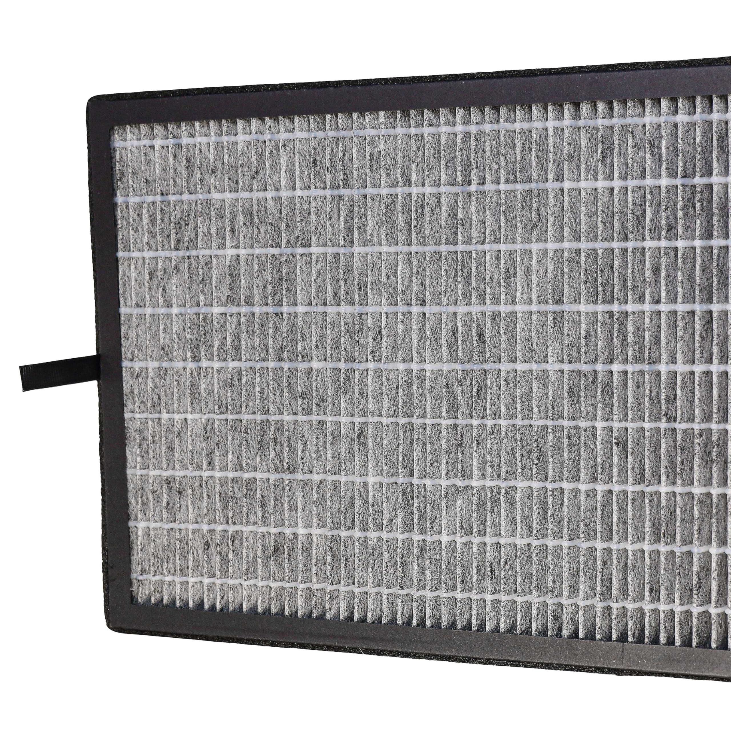 vhbw 4X H11 Filter kompatibel mit Kärcher AF 100 Luftreiniger - Ersatz-Filter mit integriertem Aktivkohle-Filter