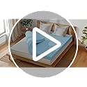 CHUN YI Memory Foam Mattress Topper King, 4 Inch Gel Infused Bed Topper for Pressure Relief, Soft Foam Mattress Pad for King Size Bed, CertiPUR-US Certified