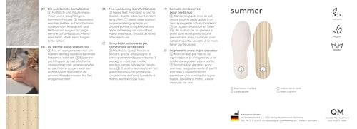 Image of Pedag Summer, Pure Terry Cotton Insoles, Handmade in Germany, Absorbs Sweat & Controls Odor, Ideal for Wear Without Socks, Washable, US Women 11 / Men 8 / EU 41, White, 3 Pair