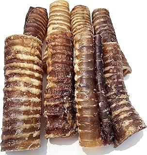 Beef Trachea Dog CHEW Treat - Beef Trachea for Dogs - *(6 INCH 8 Pack)* - Single Ingredient Beef Treats - 100% Natural Free Range Beef - Dental CHEW…