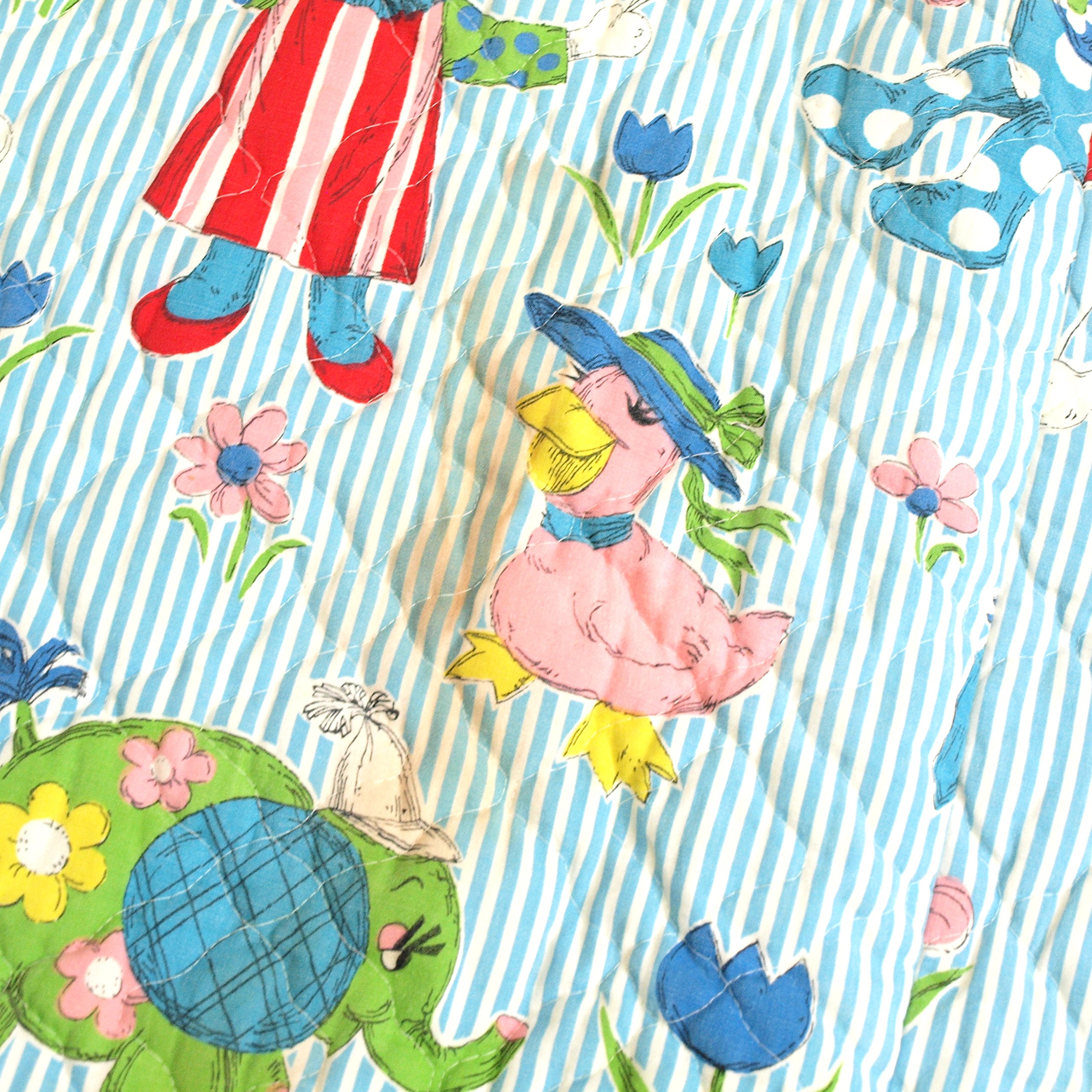 Amazon｜60's アメリカン ヴィンテージ USED キルトカバー/キッズ