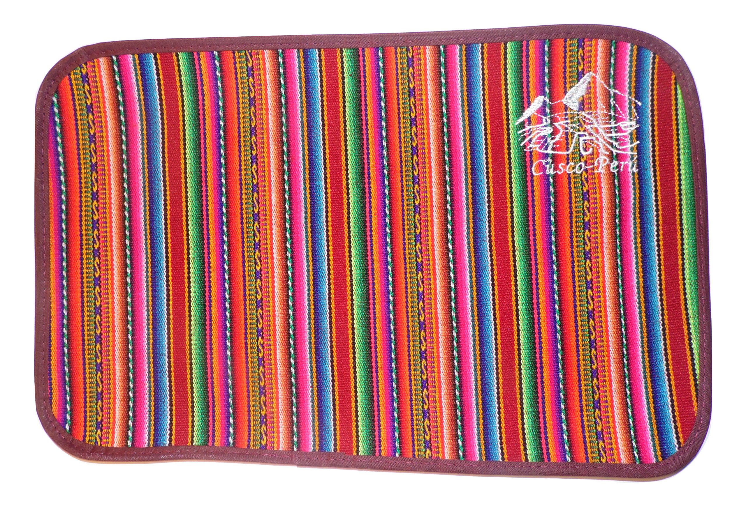 Placement Handmade with Cotton Blended from Peru - Pack 0f six