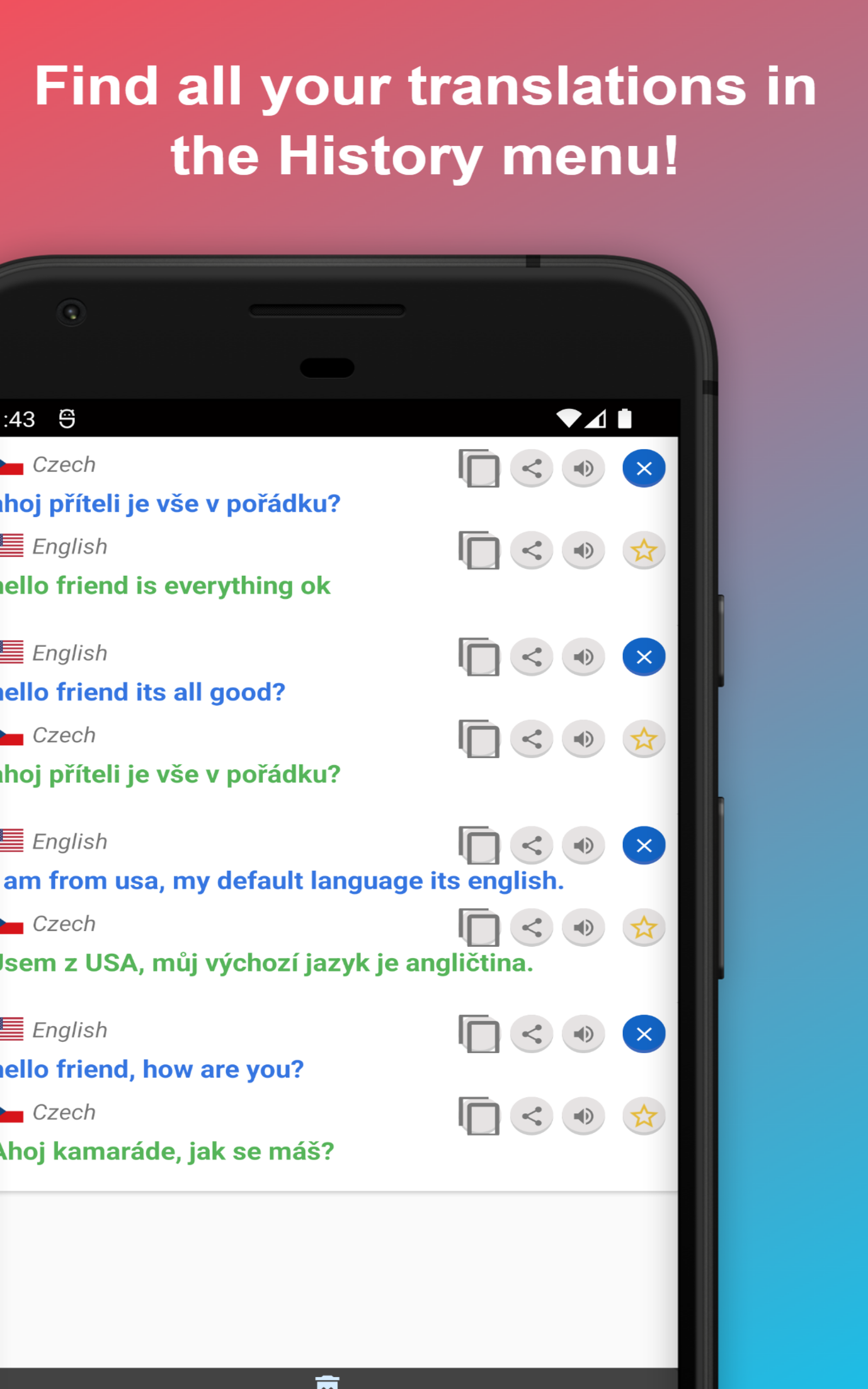 English to Czech Translator to Translate to for Free on Telephone and Tablet App on Amazon