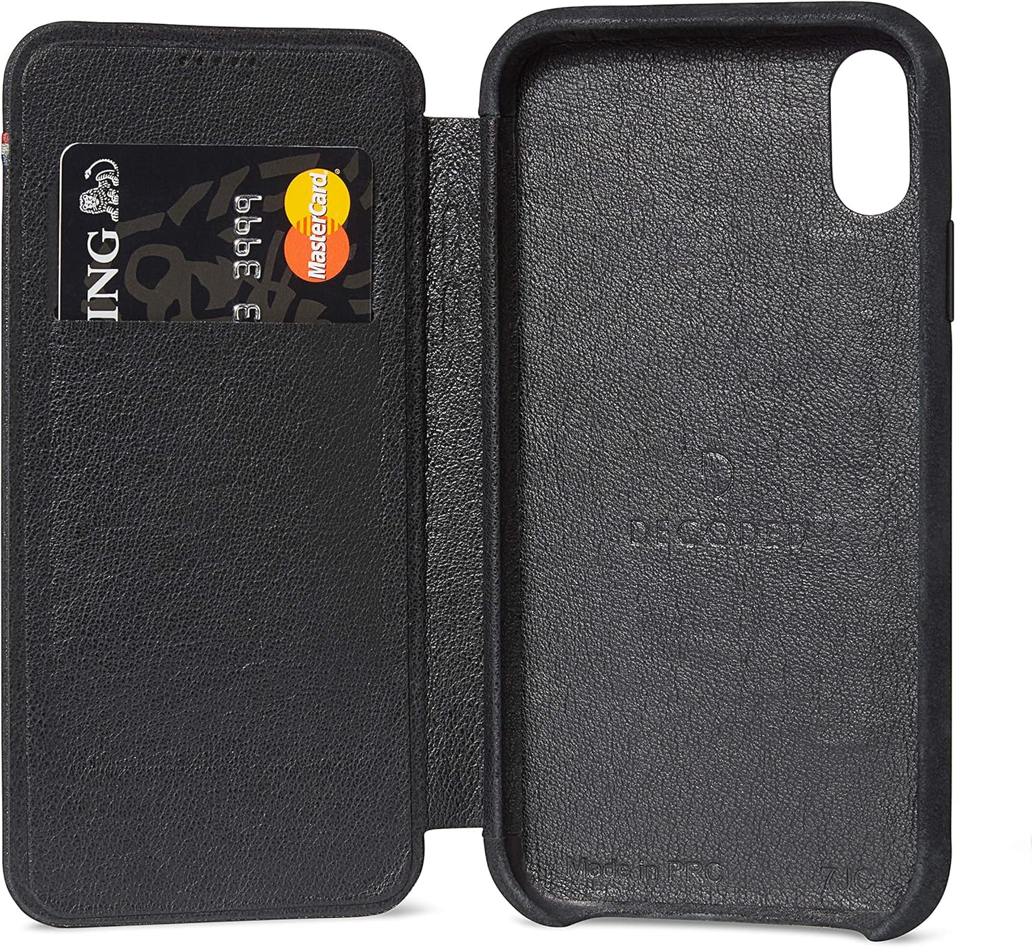Decoded leather wallet for iphone Clearance