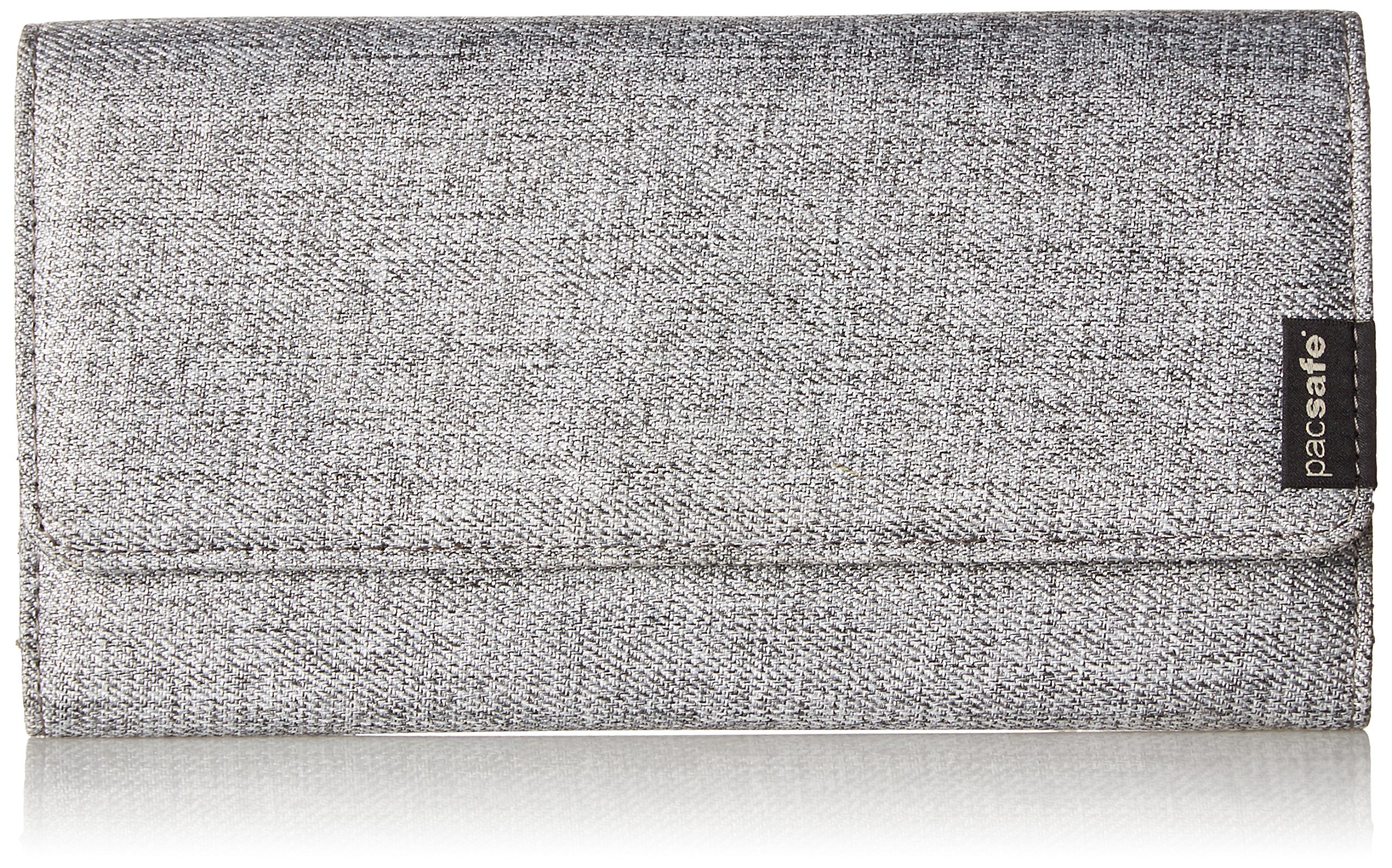 PacSafe Rfidsafe Lx200 Anti-theft Blocking Clutch Wallet Travel Wallet, Tweed Grey