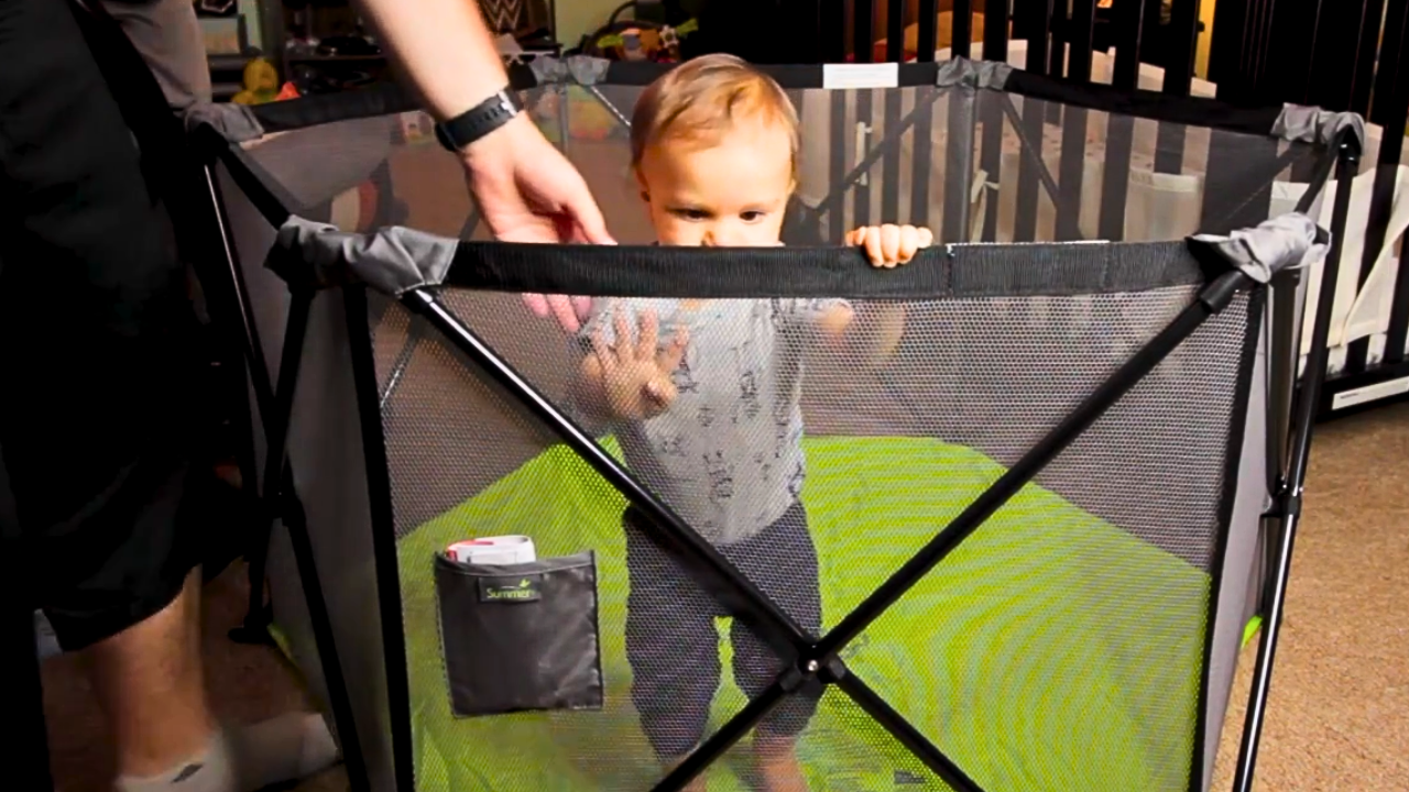 Watch Best Play Yard? Summer Infant Pop N' Play Portable Playard on Amazon  Live