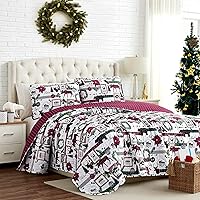 Vista 60 de Southshore Fine Living, Inc. Juego de edredón individual XL, colcha de microfibra acolchada, juego de edredón individual con funda de almohada, ropa