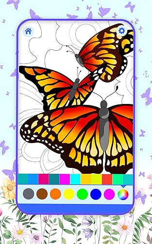 Desenhos para Colorir de Arteterapia para Adultos - Borboletas