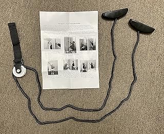 Therapist’s Choice® Shoulder Pulley, Over The Door, with Patient Guide. Aids Recovery and Rehabilitation of Shoulder, Rotator Cuff, Shoulder Pain, Frozen Shoulder, Pain Free Range of Motion (Black)