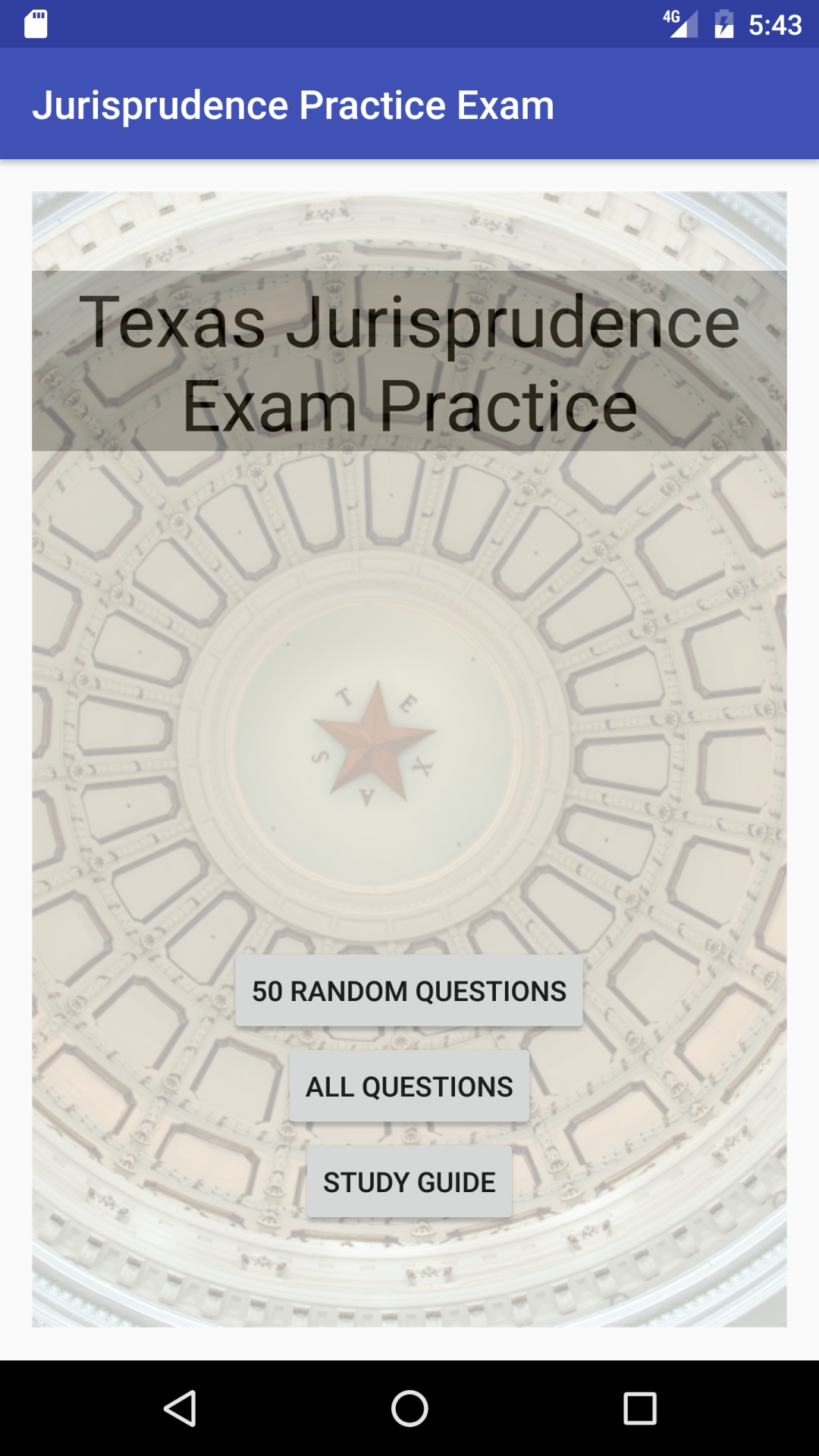 Texas Jurisprudence Exam for Android