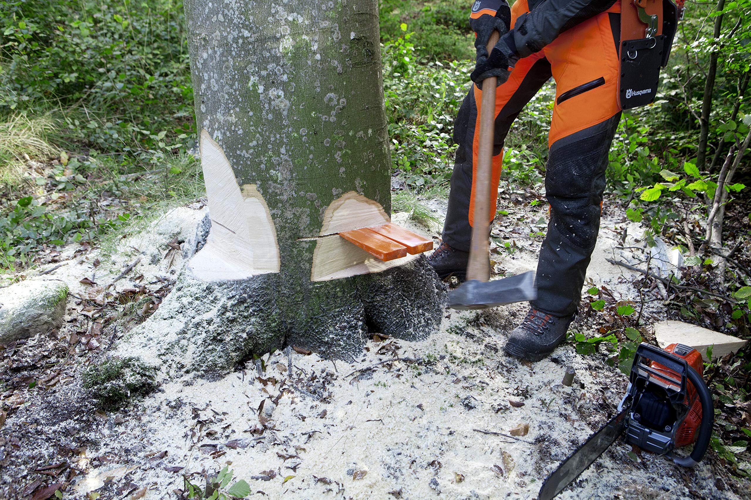 Husqvarna Zenoa 24,1 cm Pro Orange Spalthammer Keil, Orange, Splitting, Baumfällwerkzeug