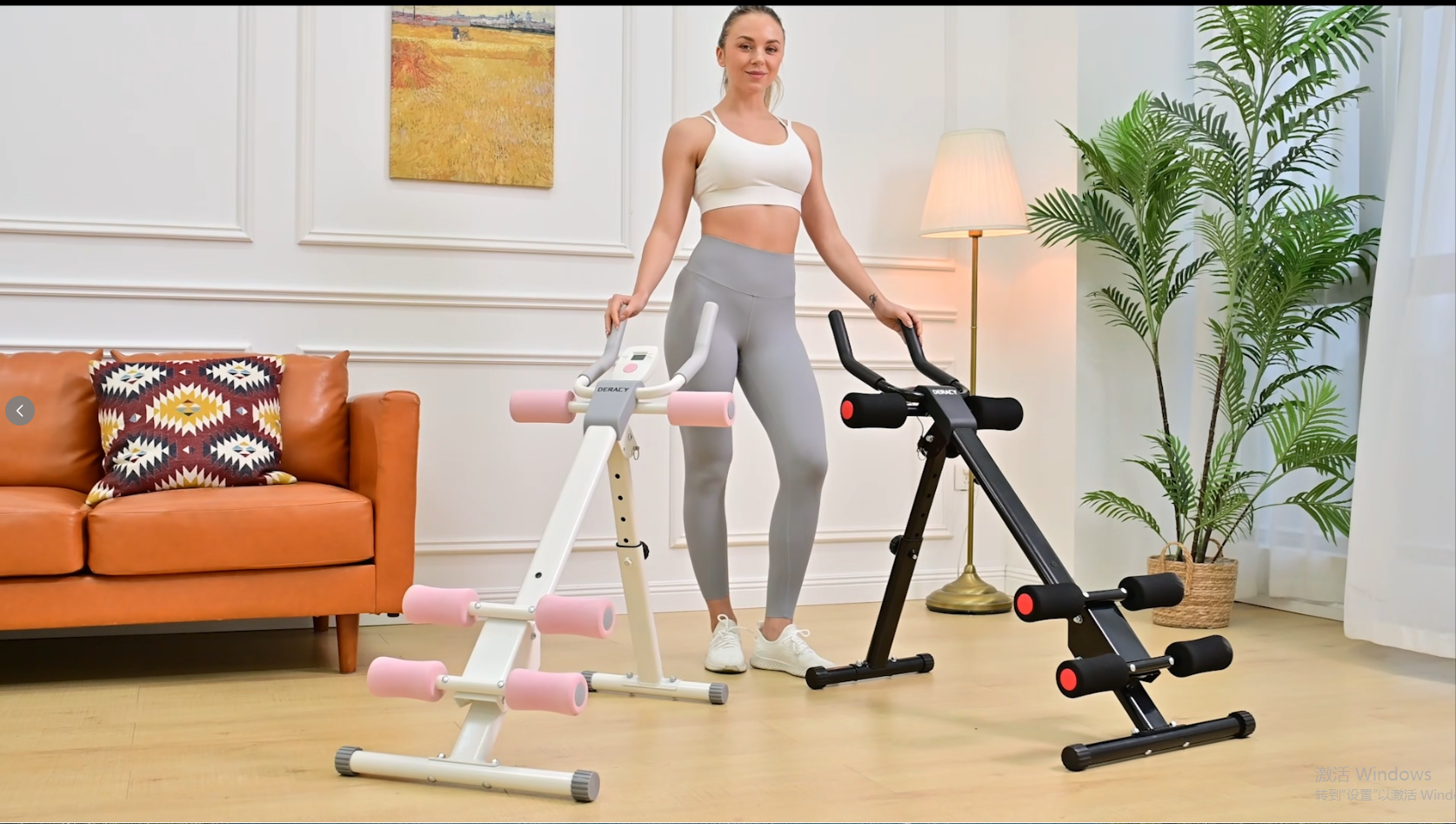 Amazon.com: DERACY Ab Workout Machine Adjustable Ab Trainer