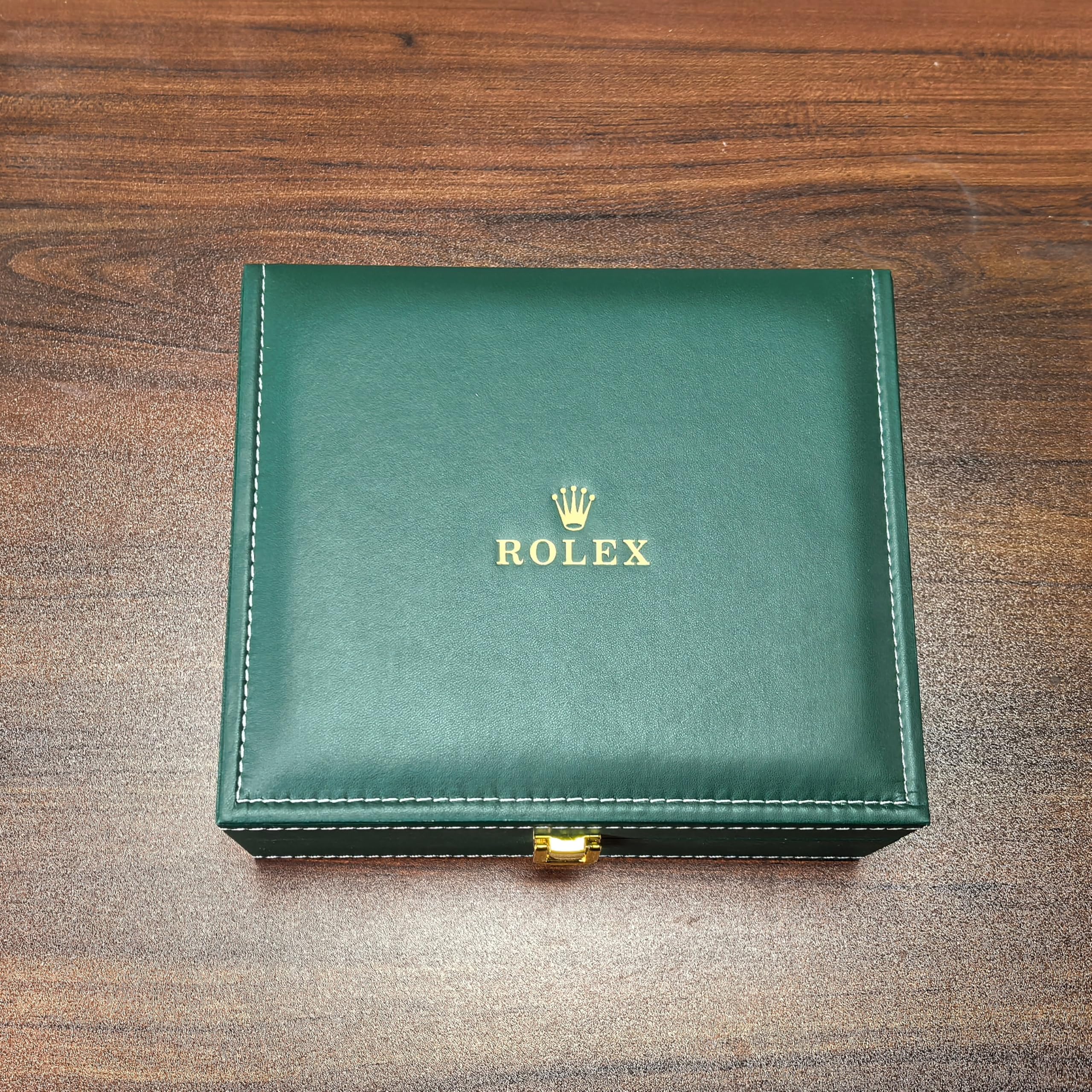 Scatola Espositiva Orologio Verde con Sacchetto Regalo Abbinato E Scatola Esterna Set per Rolex GMT-Master II