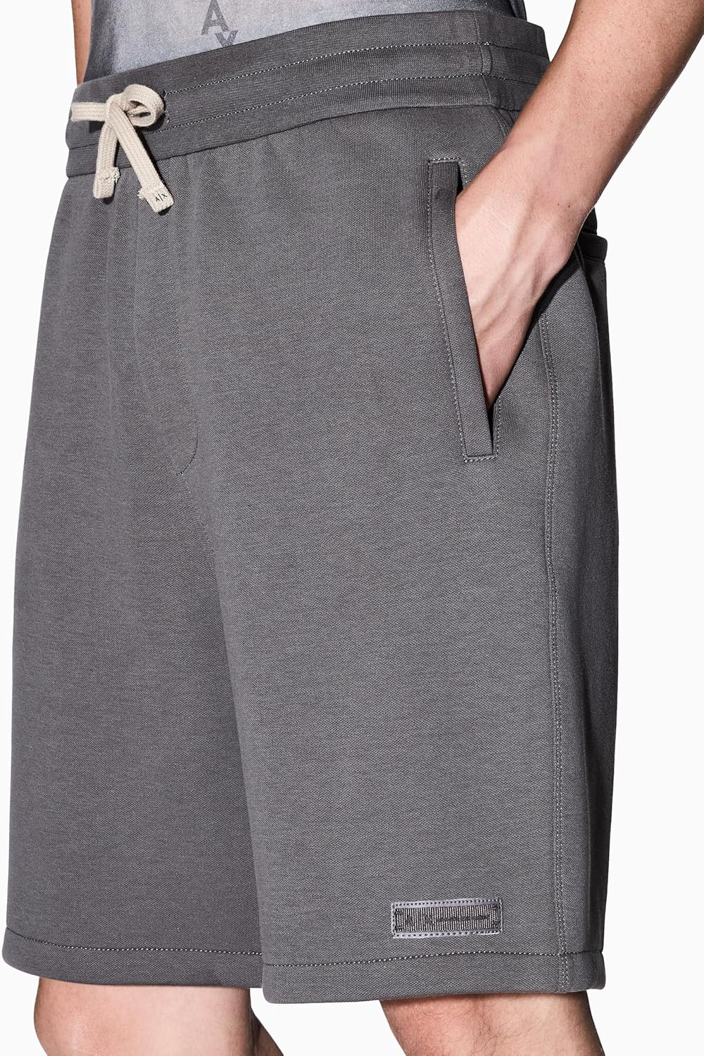 Armani Exchange Mens Drawstring Pique Short - Image 2