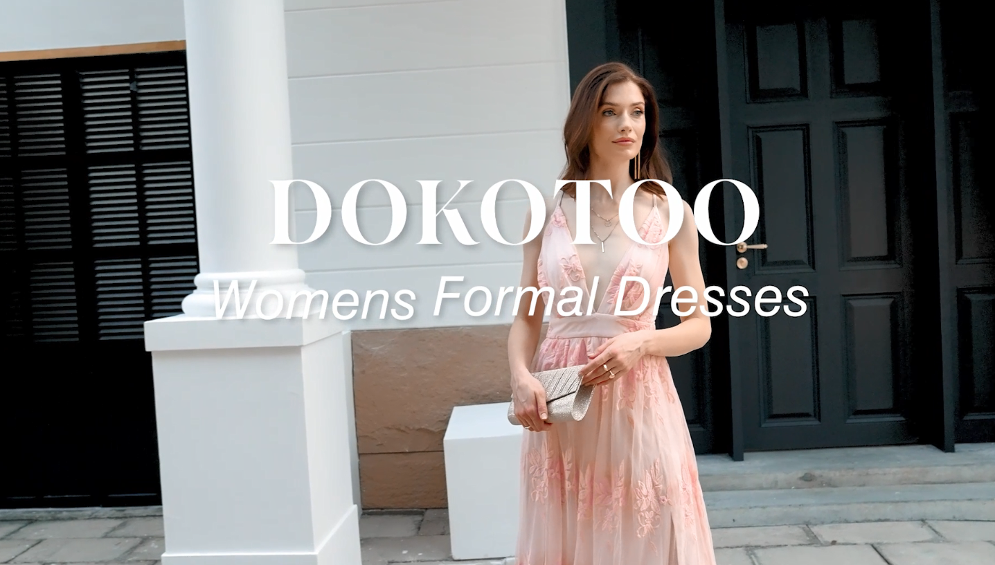 Amazon.com: Dokotoo Womens Long Formal Dress Embroidered Lace Mesh Sexy Deep V-Neck Backless High Slit Beach Wedding Dresses Boho Evening Party Prom Dress Pink Small: Clothing, Shoes & Jewelry Amazon.com: Dokotoo Womens Long Formal Dress Embroidered Lace Mesh Sexy Deep V-Neck Backless High Slit Beach Wedding Dresses Boho Evening Party Prom Dress Pink Small: Clothing, Shoes & Jewelry