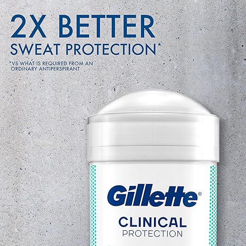 Miniatura 2 de Gillette Antitranspirante clínico y desodorante para hombres, aroma a hielo ártico, 2.6 onzas