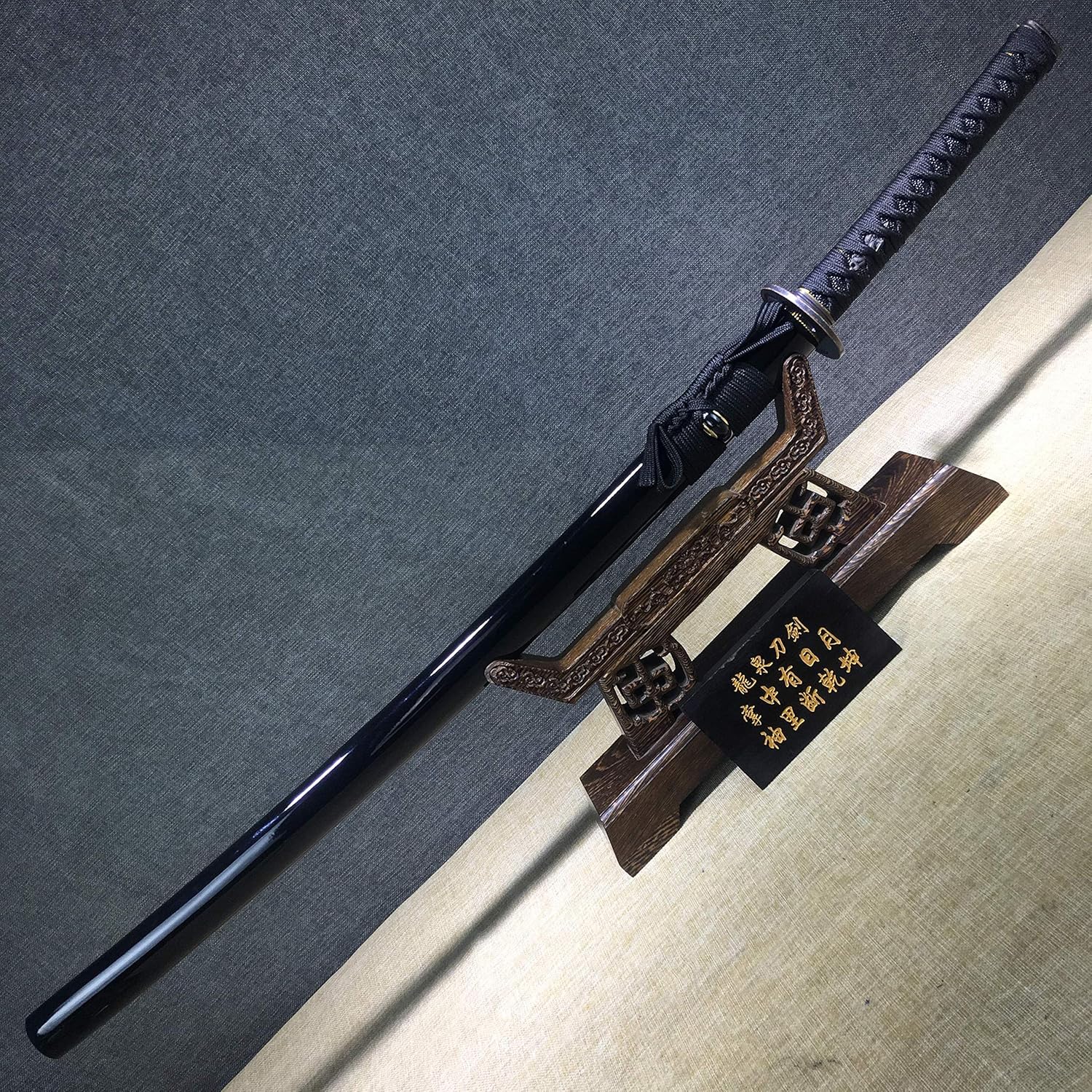 Handmade Katana Japanese Wakizashi Samurai Sword T10 Steel Clay Tempered Blade