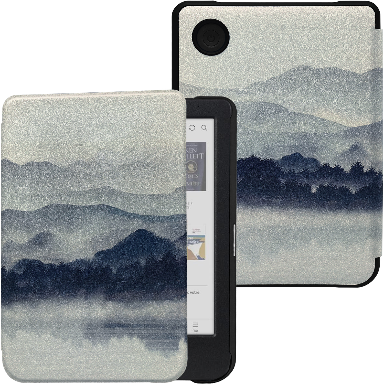 GOVTVA Ultra-Thin PU Leather Case for Kobo Clara Colour/BW/2E With