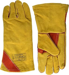 Portwest A530 Reinforced Welding Gauntlet Brown, X-Large