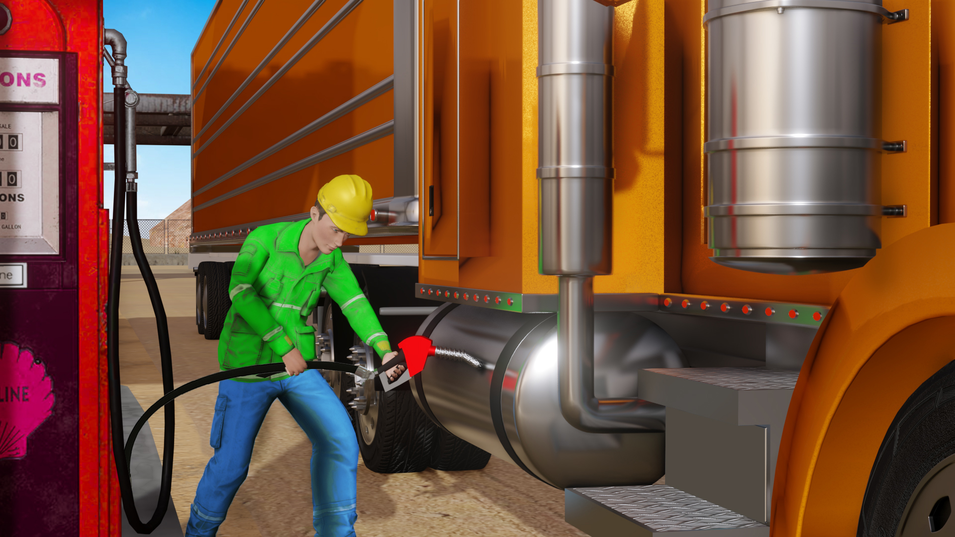 Gas Station Parking Truck Stop for Android