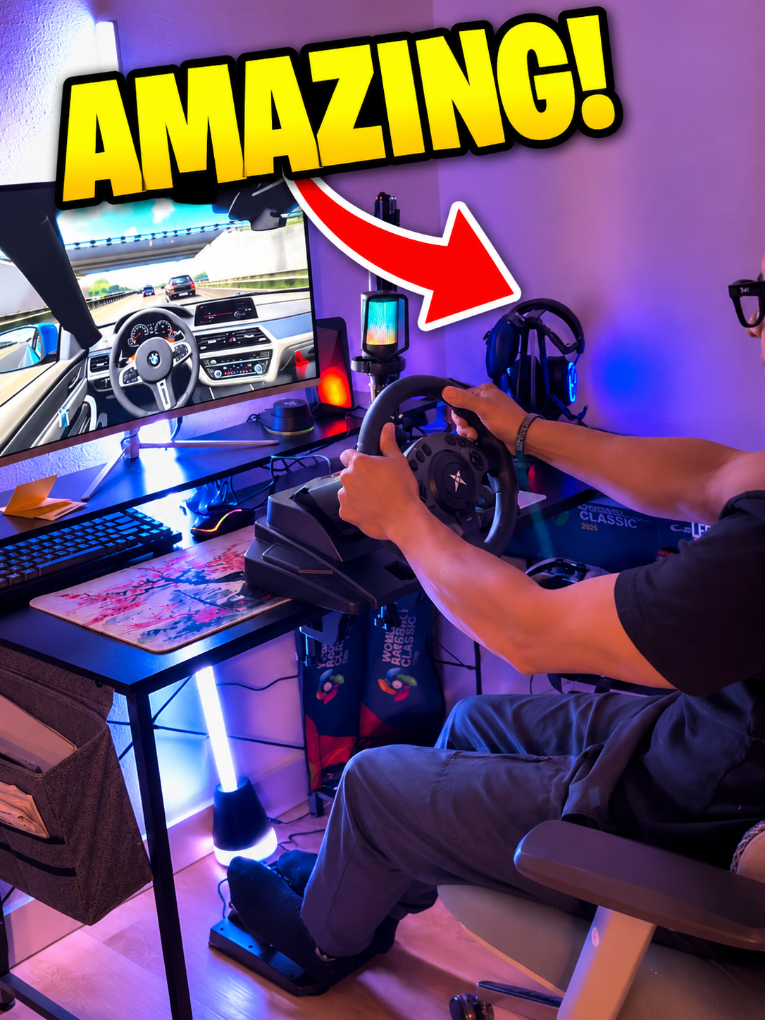 Amazon Driver Game Watch This Racing Wheel Makes Driving Games Feel Real! on Amazon Live