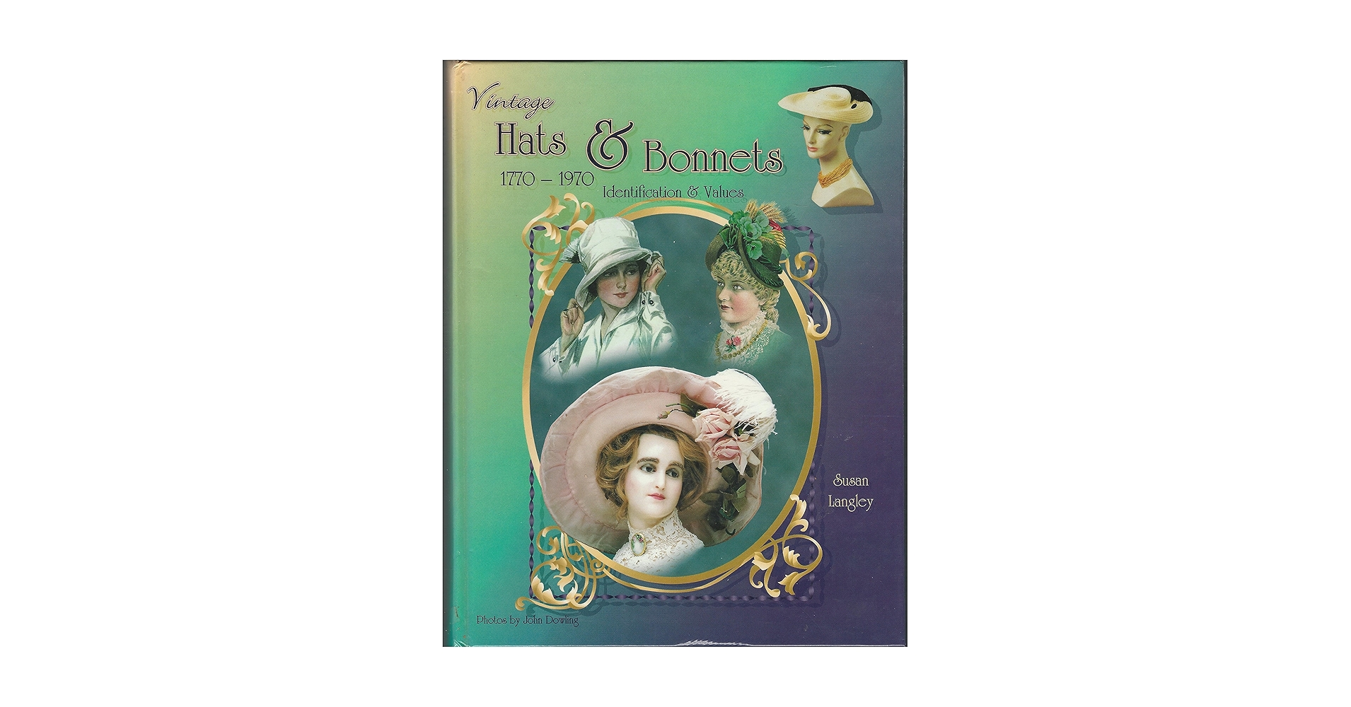 洋書「Hats & Bonnets」1770〜1970 帽子　ファッション Amazon.com: Vintage Hats & Bonnets 1770-1970: Identification