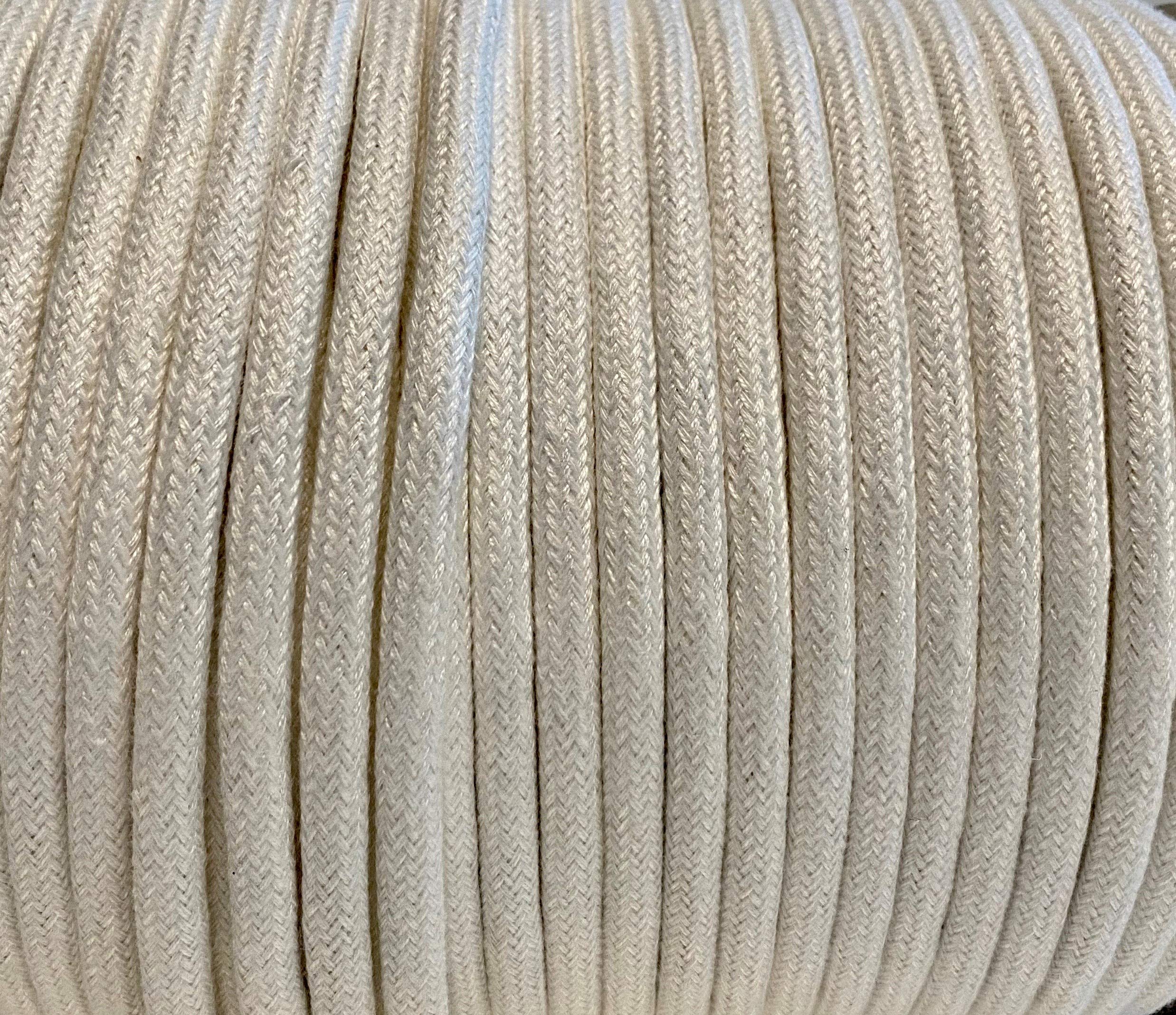 Corde Macramé Coton Naturel 8 Mm X 100 M – Rouleau Extra Long, Fil Tressé Résistant Pour Tapisserie, Attrape-Rêves, Plantes & Déco Bohème DIY
