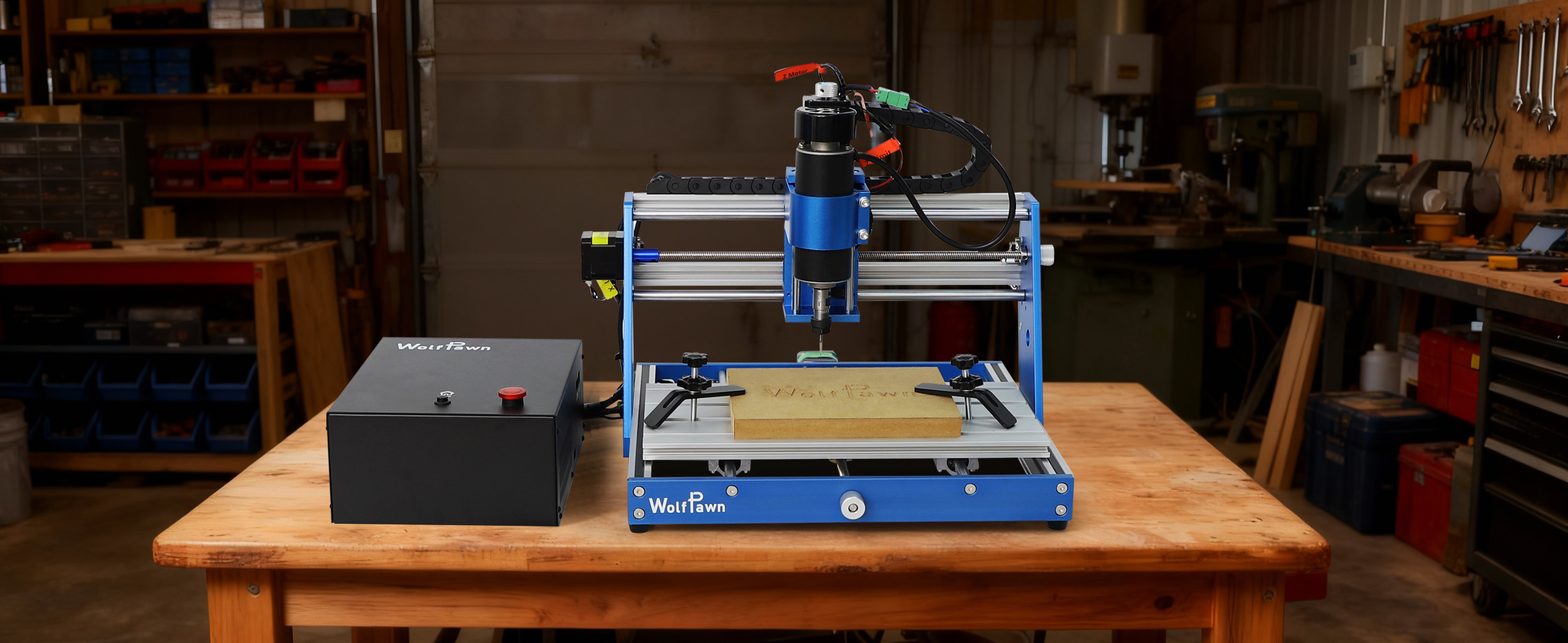 WolfPawn 3018 500W CNC Router Machine All Metal Structure 3 Aixs