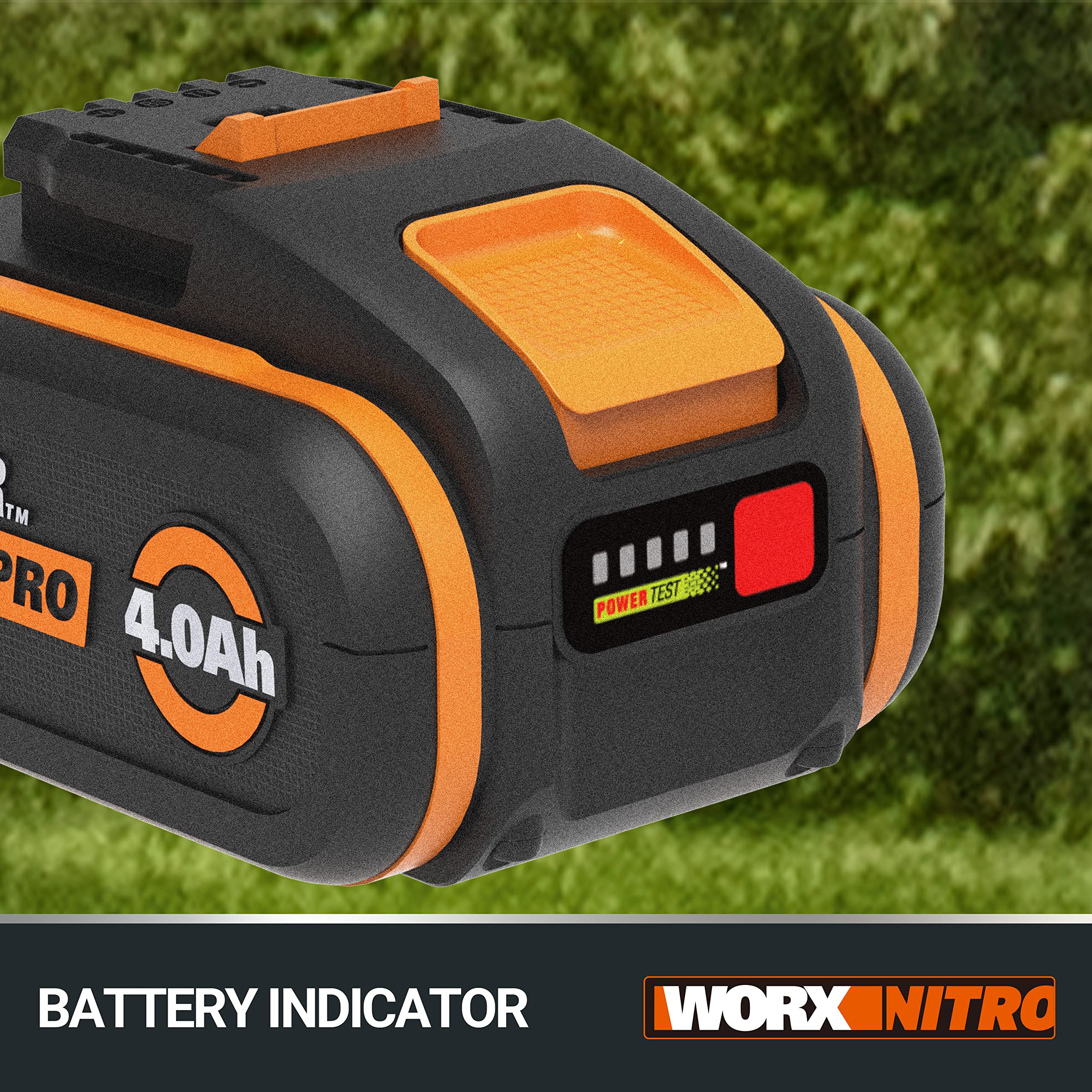 Batterie WORX PowerShare Pro WA3014 20V 4.0Ah + Chargeur 2.0A WA3880 – Haute Capacité, Compatible Tous Outils WORX 20V