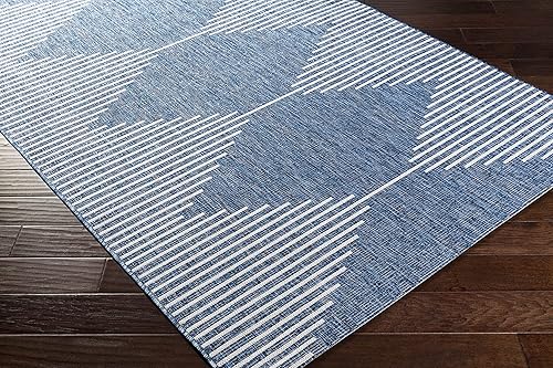 Miniatura 3 de Mark&Day - Alfombras para exteriores, 8 pies, redondas Okswerd globales para interiores y exteriores, color azul brillante, alfombra que no