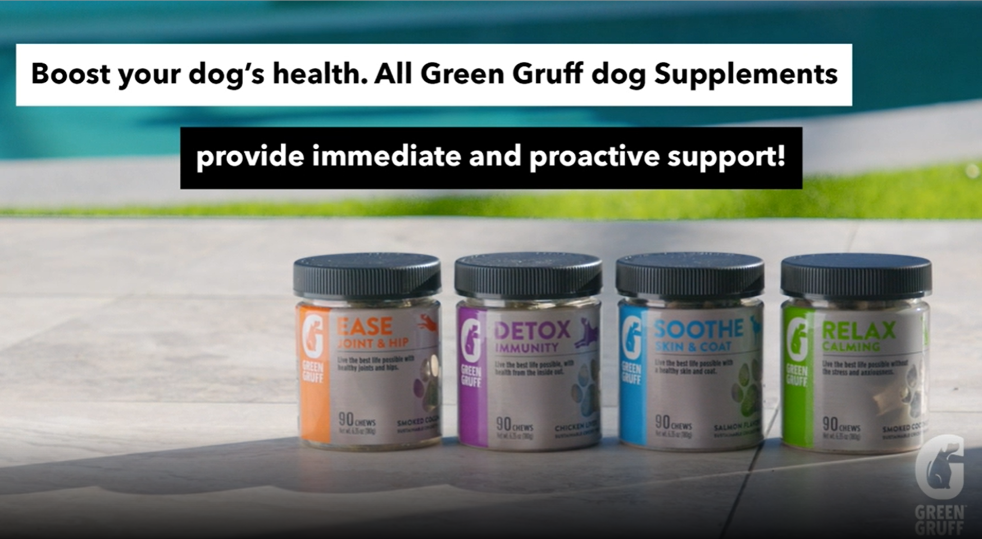 Green Gruff Calming Chews for Dogs - Organic Calming Dog Supplement - Veterinarian Approved - Dog Calming Treats to… - Image 8