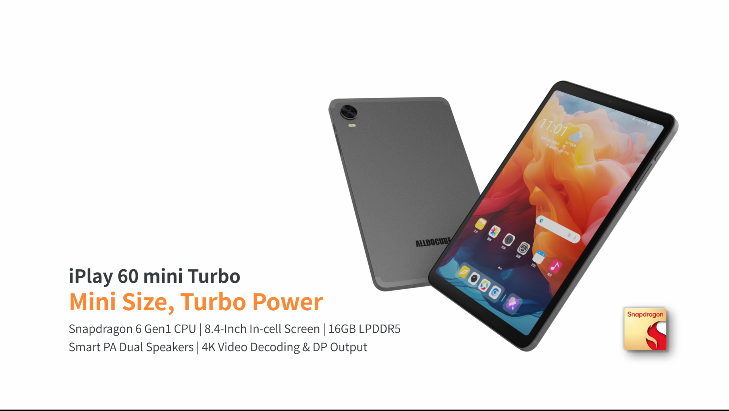 ALLDOCUBE iPlay60 Mini Turbo - Tablette 8.4