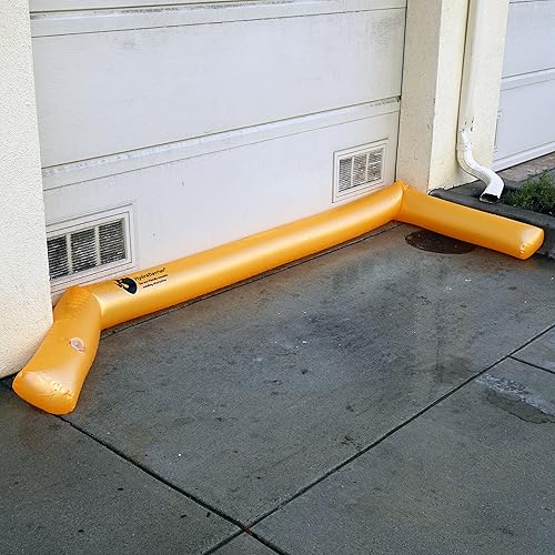 Miniatura 7 de La mejor alternativa para sacos de arena Hydrabarrier de altura estándar de 4 pulgadas - Tubos de desviación de agua - Ligeros, reutilizables y