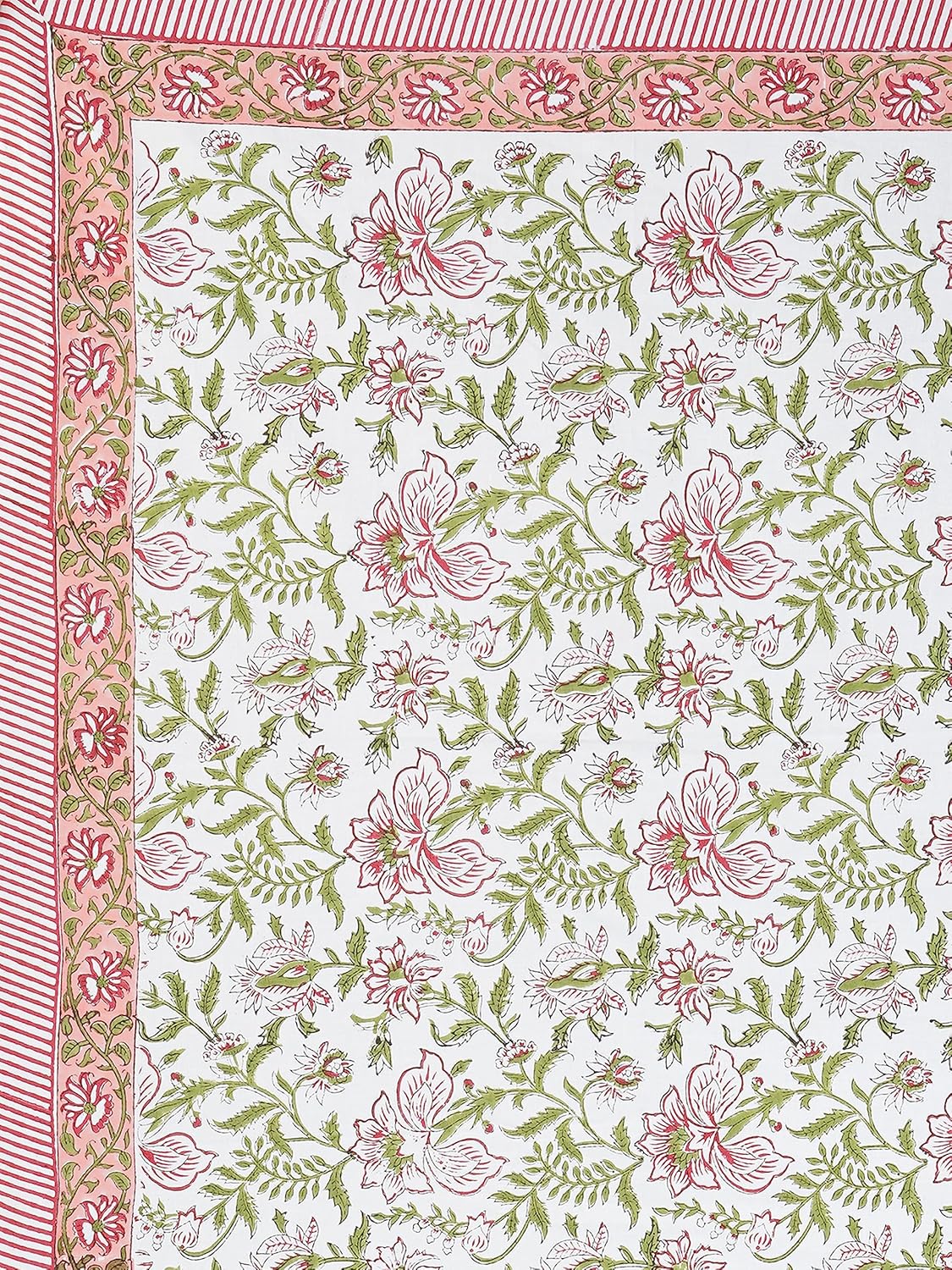 100% Cotton Hand Block Sarong Beach Pareo -Your Perfect Summer Cover up Swimwear Companion Wrap Skirt in Summer - Image 6