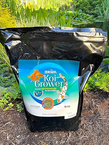 Miniatura 2 de Zeigler Alimento para peces (bolsa de 5 libras) pellets flotantes de 0.118 in para Koi y Goldfish, dieta de cultivo de alto rendimiento con alta