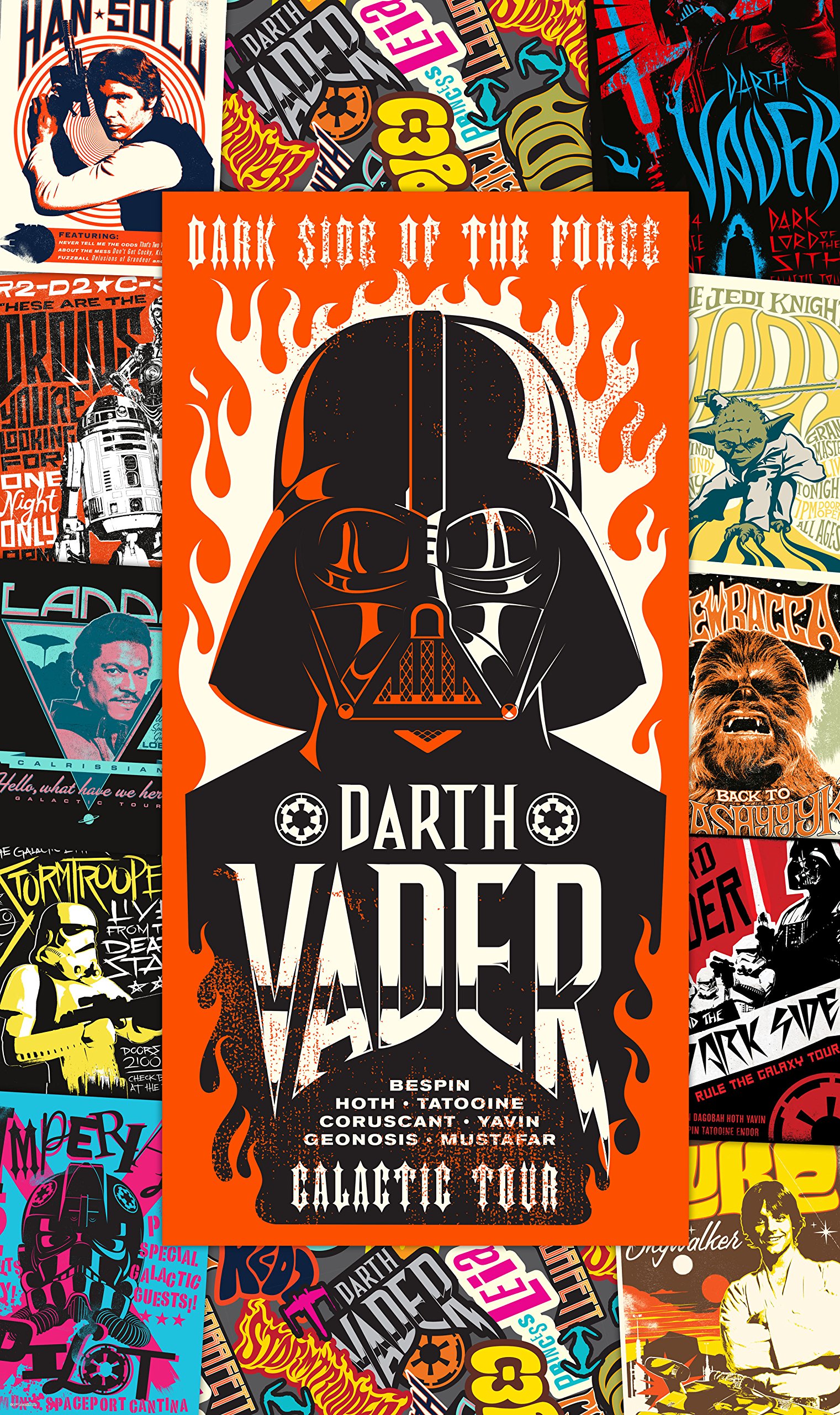 Komar Multi-Colour Vd-020 "Rock On Posters" Star Wars Wallpaper