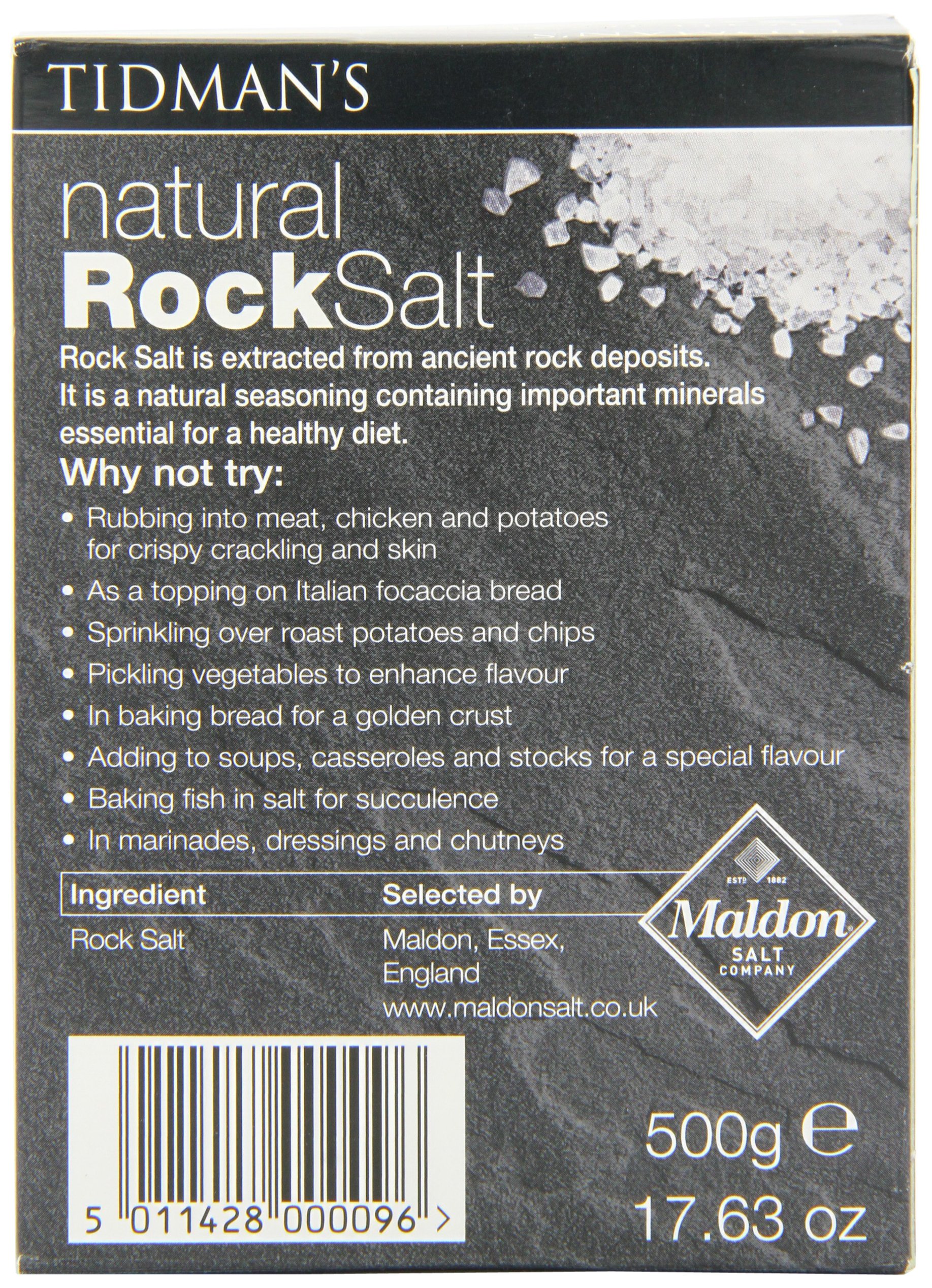 Tidmans | Tidmans Rock Salt | 4 X 500G