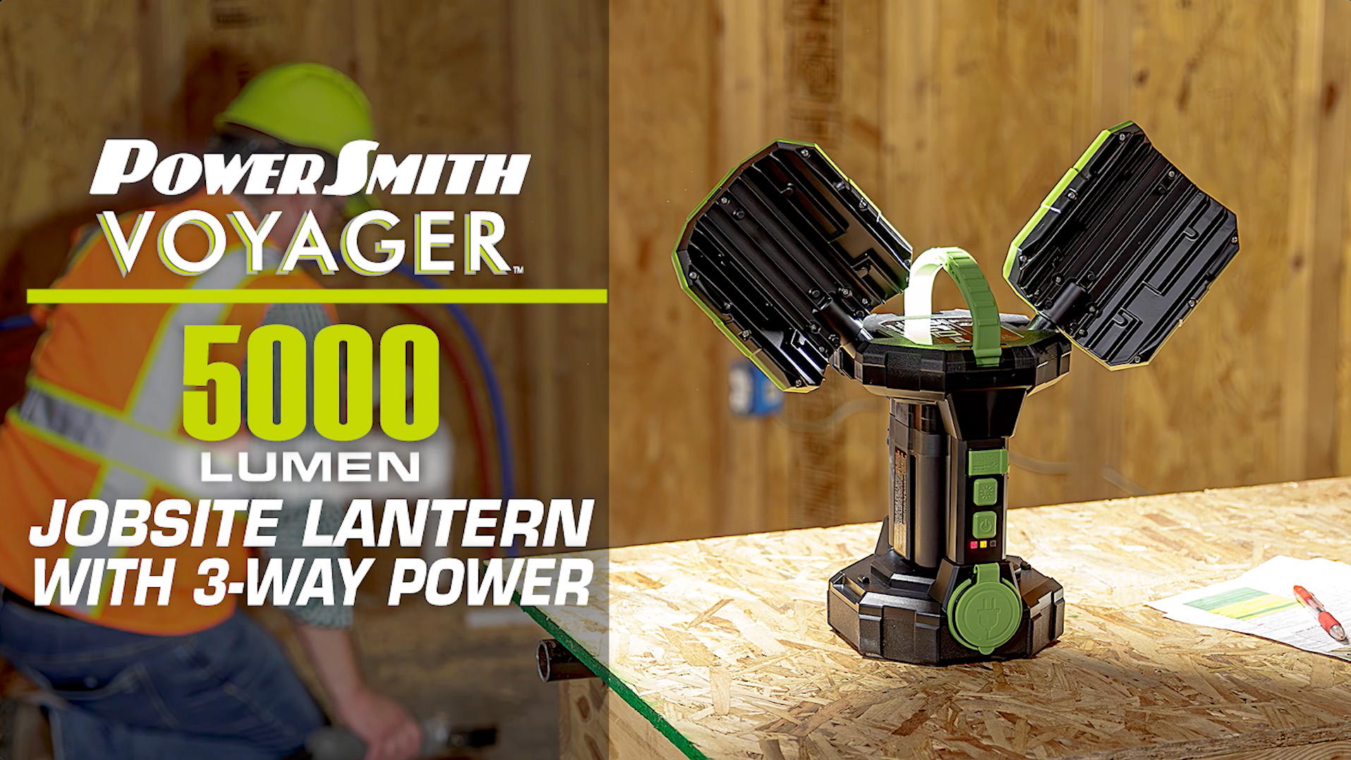 Amazon.com: PowerSmith Cordless Jobsite Light 5000 Lumen Use Your