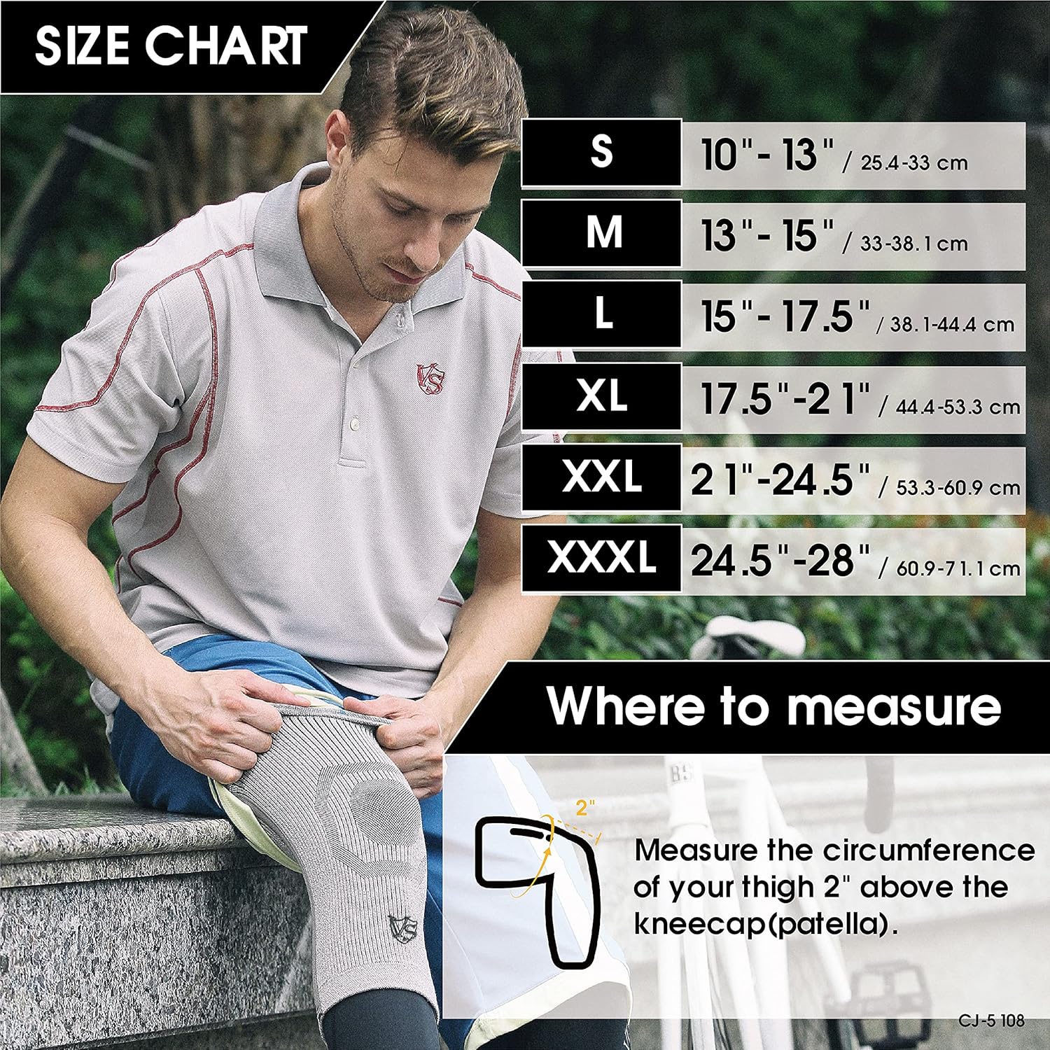 🔥 Hot Deals Vital Salveo Knee Compression Sleeve Swelling Recovery Knee Brace S-Support Pain Relief for Men Women Unisex Running Gym Workout Sports Light Grey (1PC) XXXL Super Big Clearance! Vital Salveo Knee Compression Sleeve Swelling Recovery Knee Brace S-Support Pain Relief for Men Women Unisex Running Gym Workout Sports Light Grey (1PC) XXXL