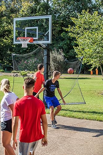 Miniatura 33 de Goalrilla Protector de baloncesto para patio, sistema de red defensiva fácil de plegar que se instala rápidamente en cualquier aro de baloncesto de
