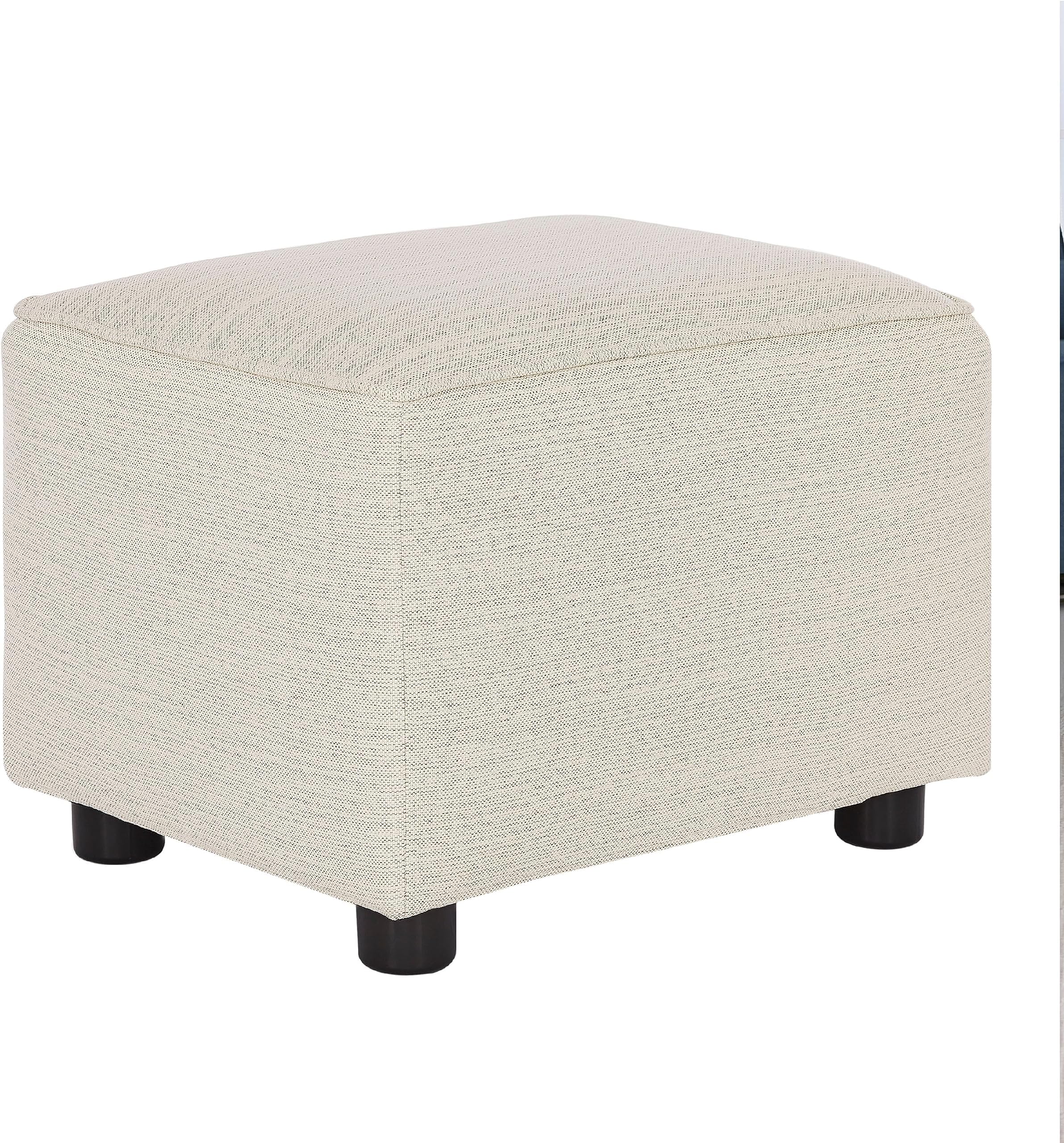 Holland Upholstered Ottoman in Thunder