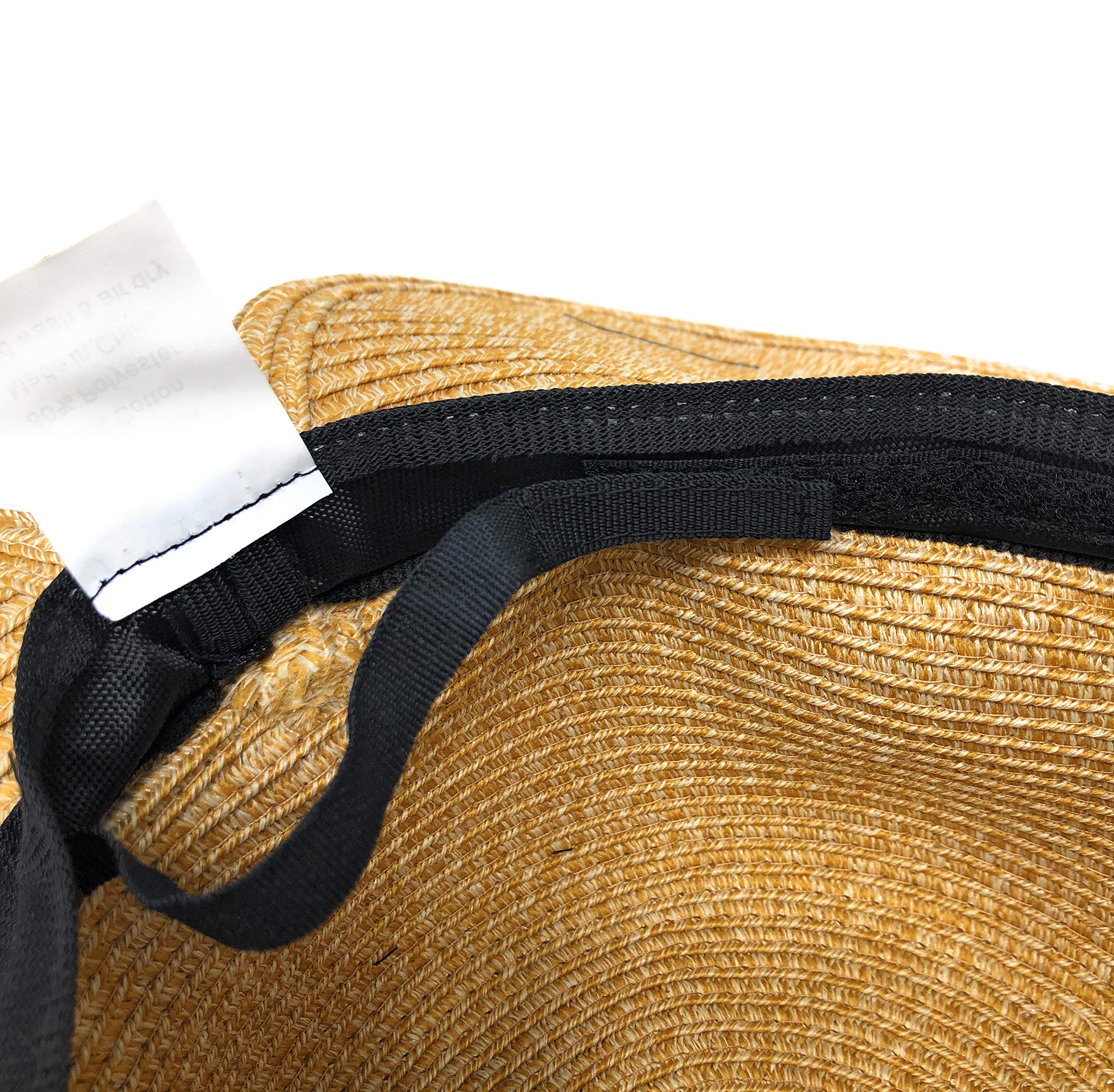 Nickanny's Cappello da Spiaggia a Tesa Larga modellabile UPF 50 con Fiocco