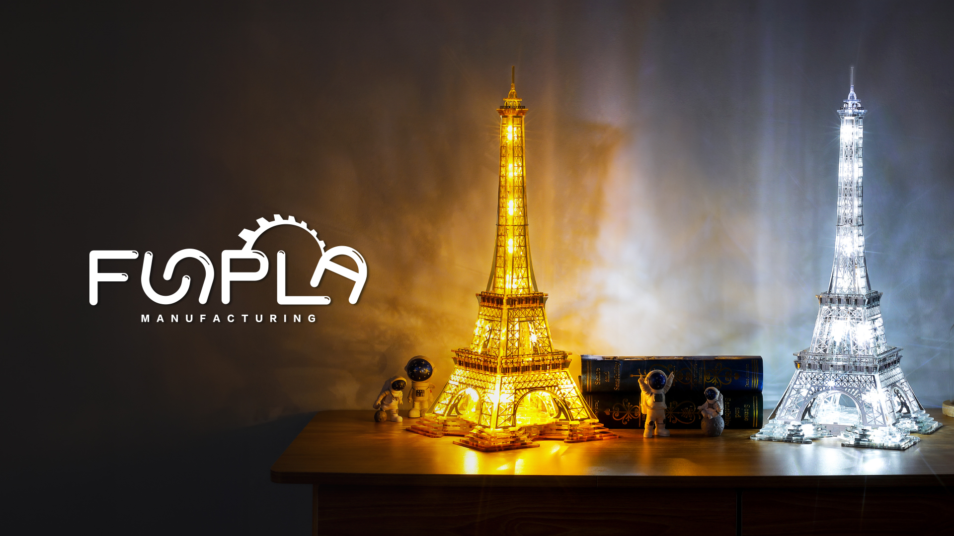 3Dパズル アクリル製 立体パズル メタルパズル 光る エッフェル塔 建物モデル 20487622_0.jpg