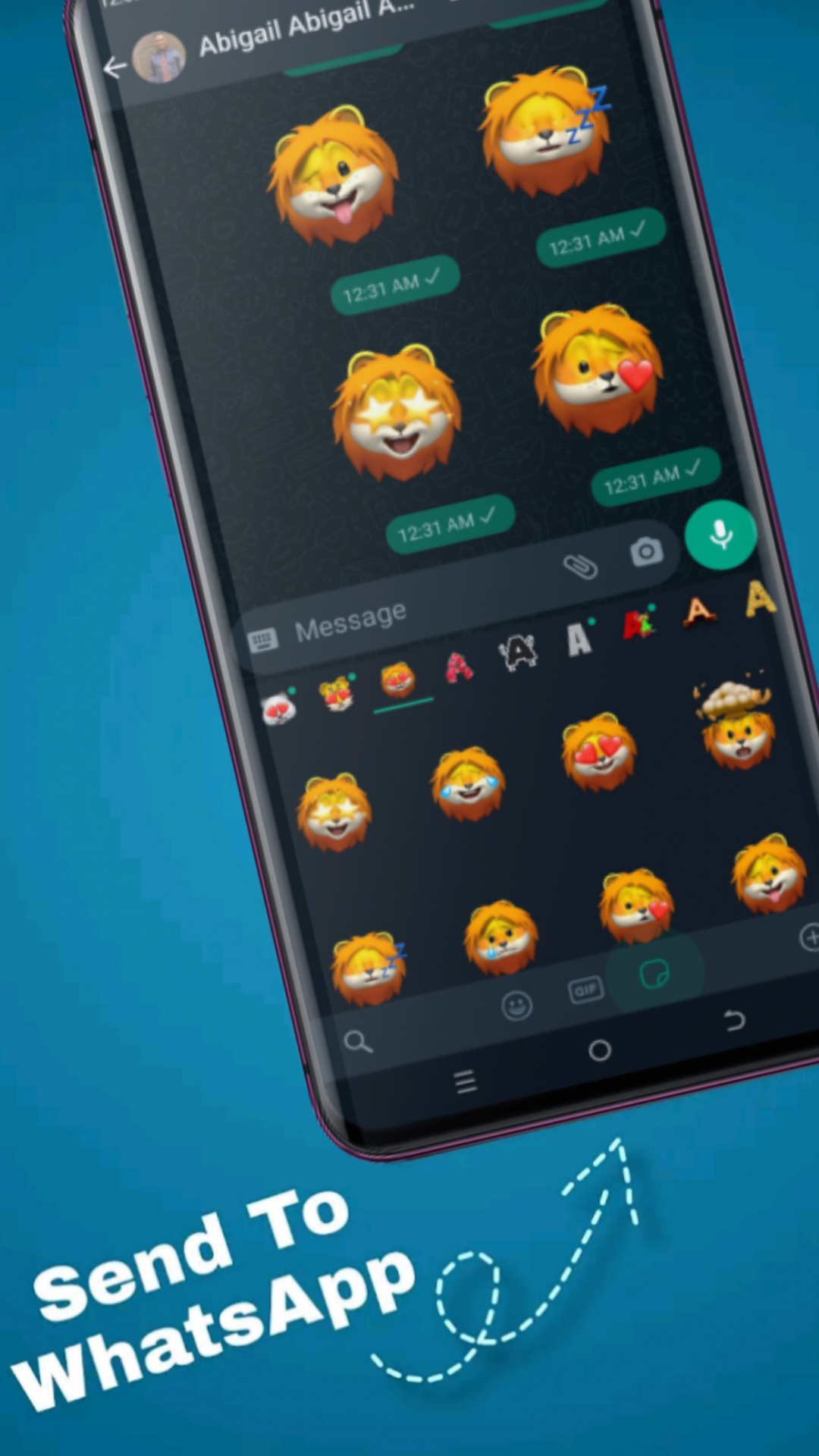 Sms Sticker Animal Memoji Stickers for WhatsApp 2023 - App on Amazon Appstore