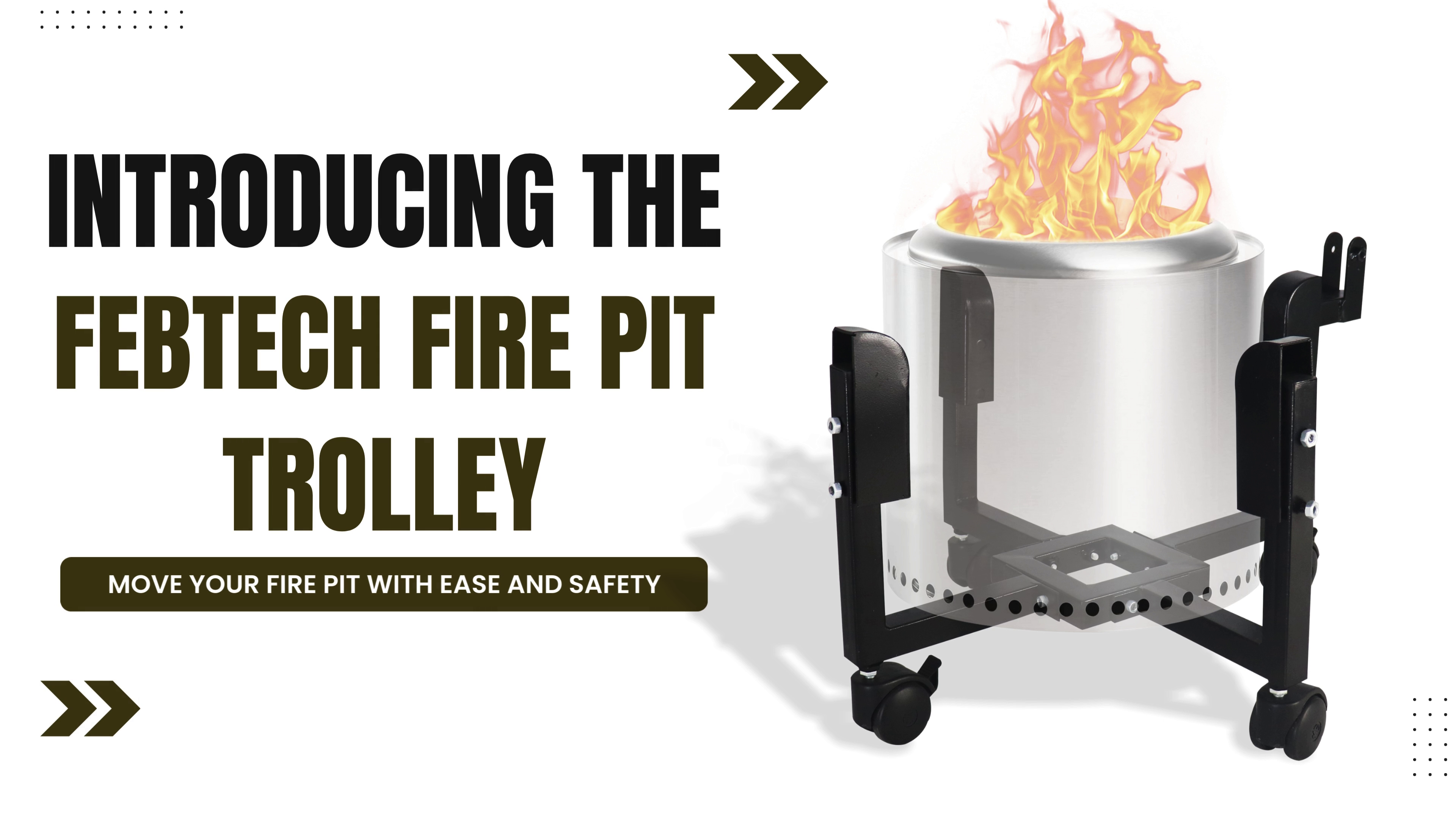 Amazon.com: FEBTECH- Rolling Fire Pit Stand – Compatible with Solo