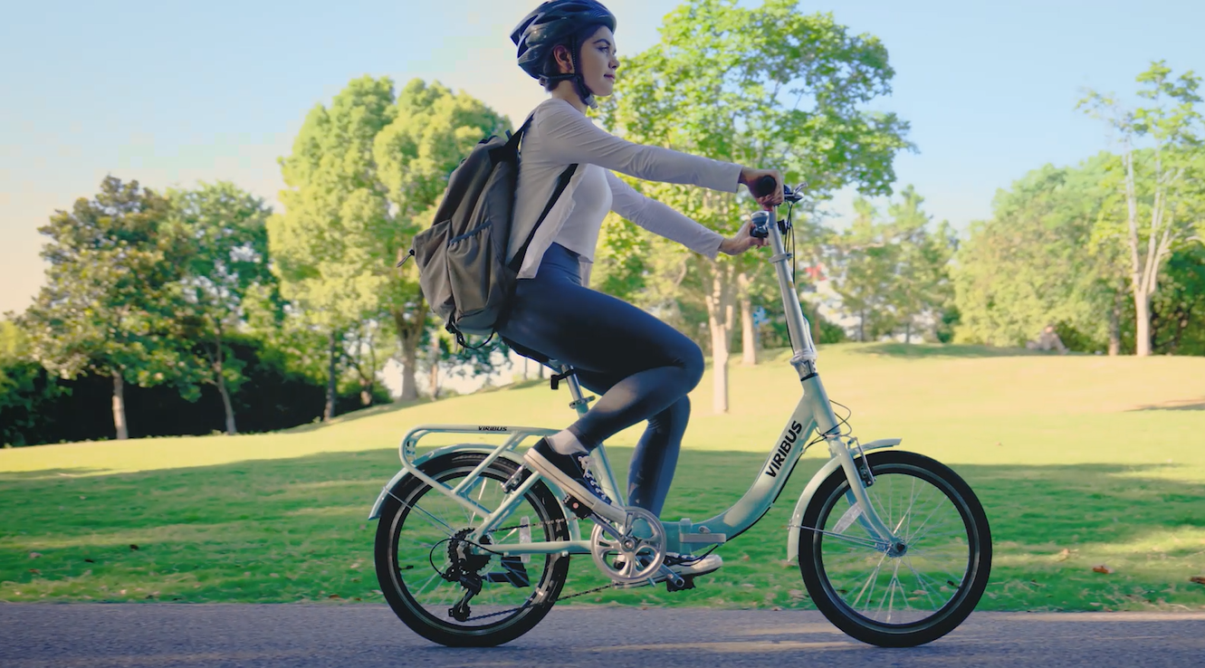 Amazon.com : VIRIBUS Folding Bike, 20 inch Lightweight Foldable