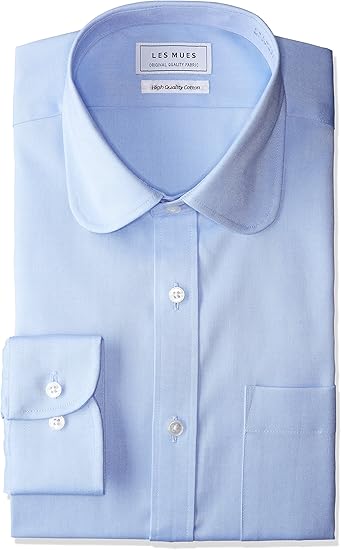 Amazon Co Jp アオキ ラウンドカラーシャツ Eblm1511 メンズ ブルー 日本 S 日本サイズs相当 服 ファッション小物